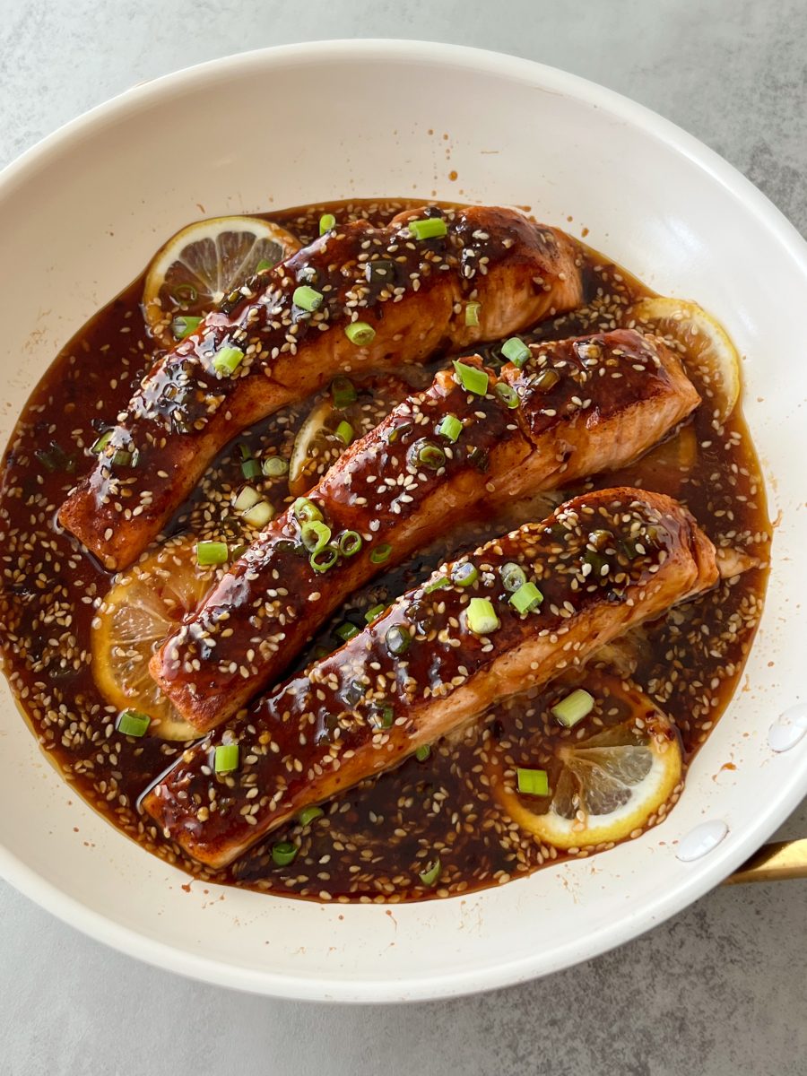 honey garlic salmon