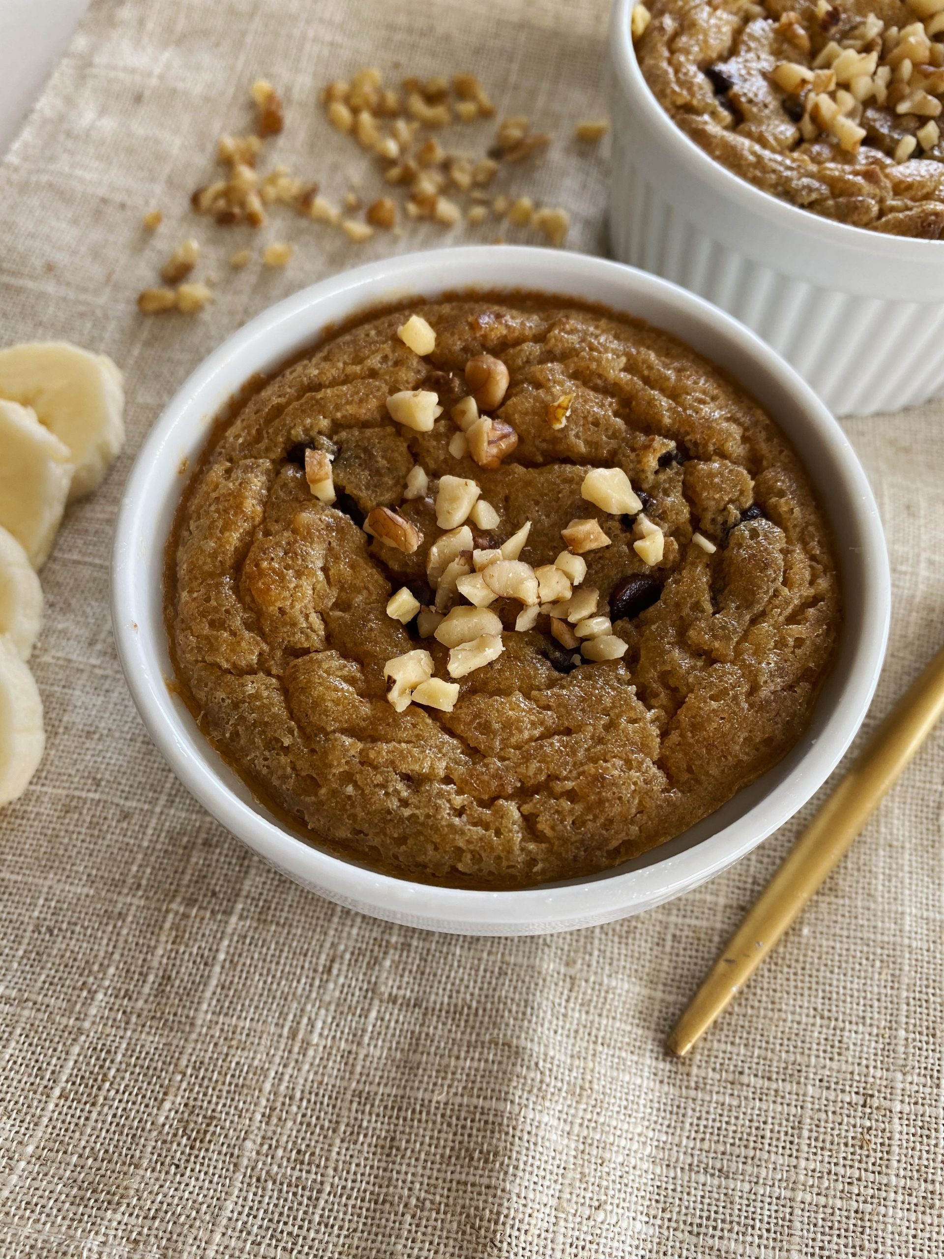 Chocolate Chip Banana Mug Cake