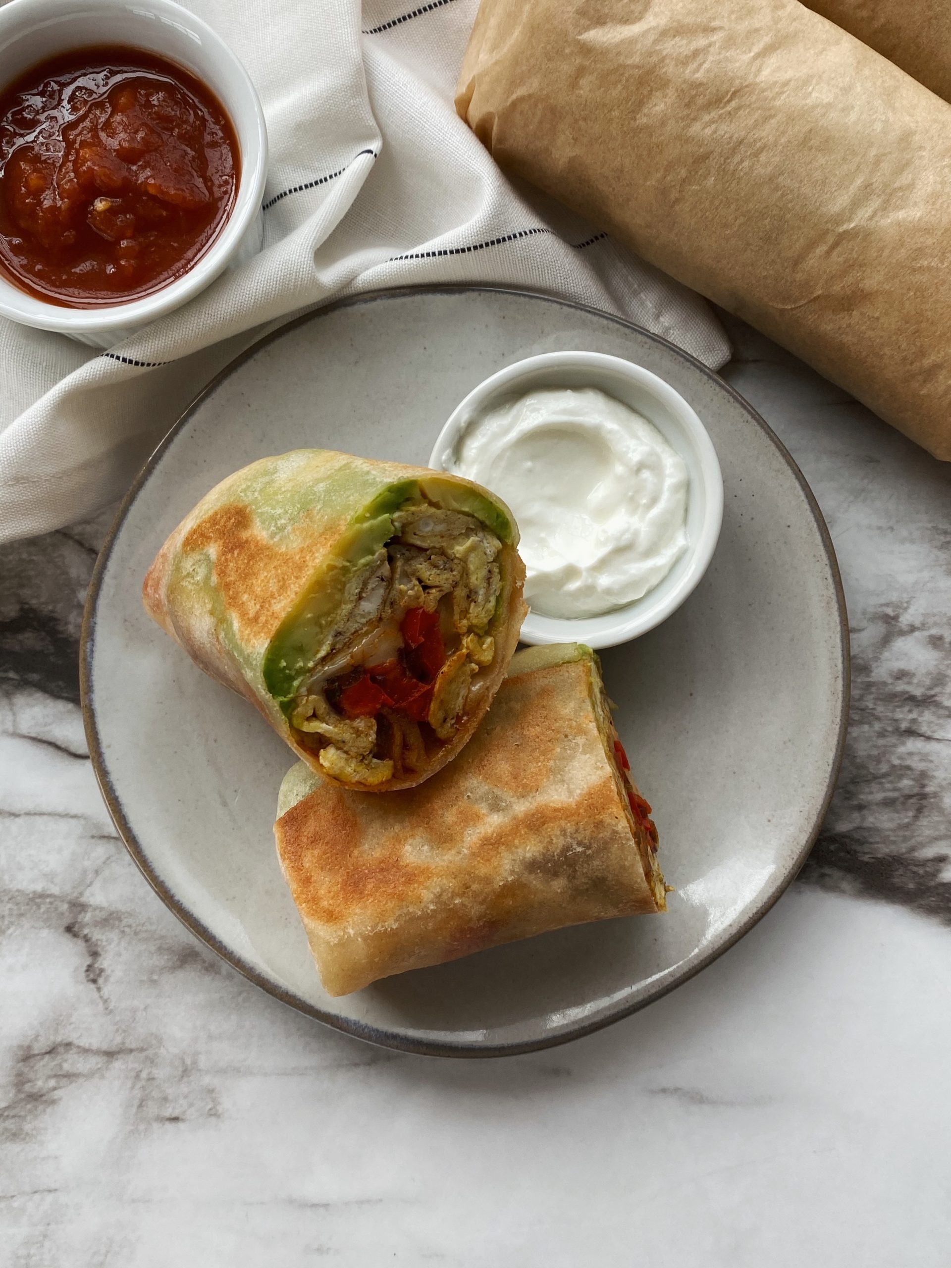 Freezer-friendly Breakfast Burritos