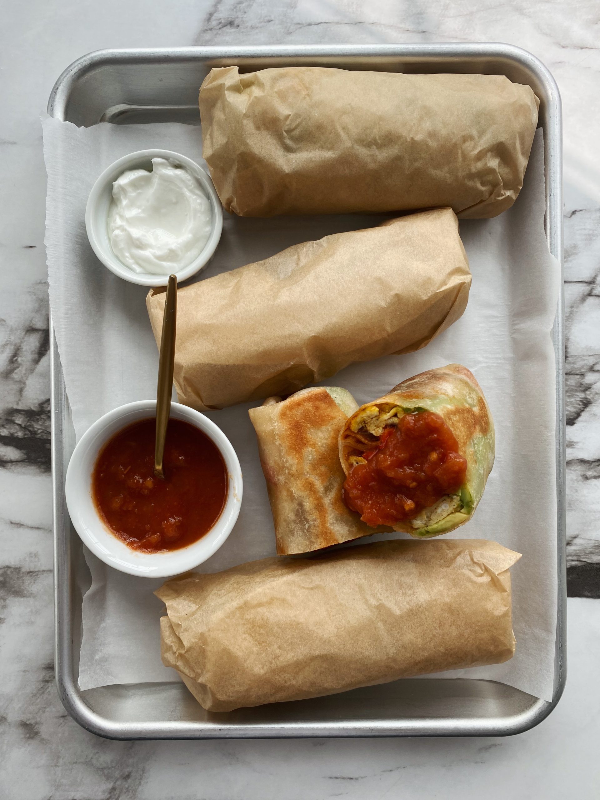 Freezer-friendly Breakfast Burritos