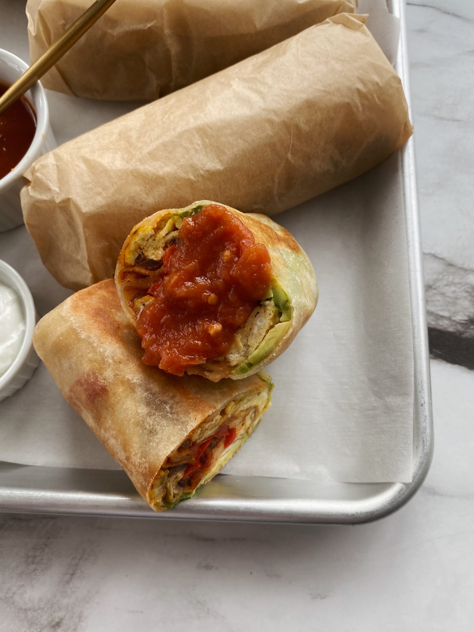 Freezer-friendly Breakfast Burritos