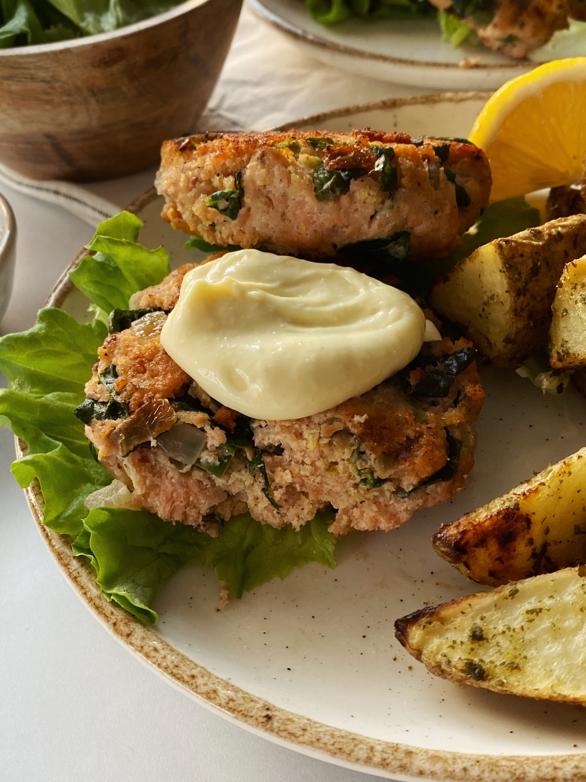 Healthy Salmon Burgers