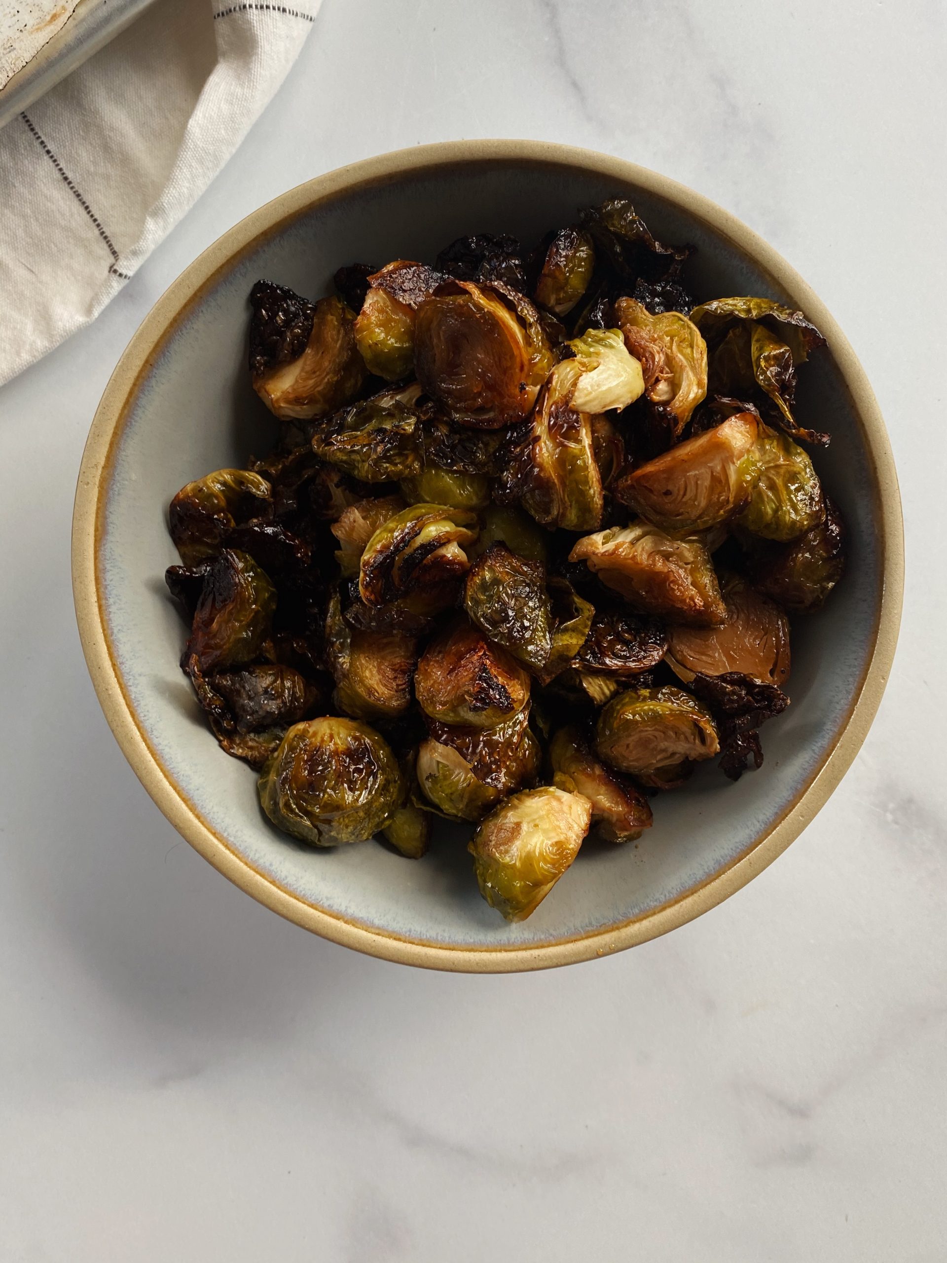Maple Balsamic Brussels Sprouts 