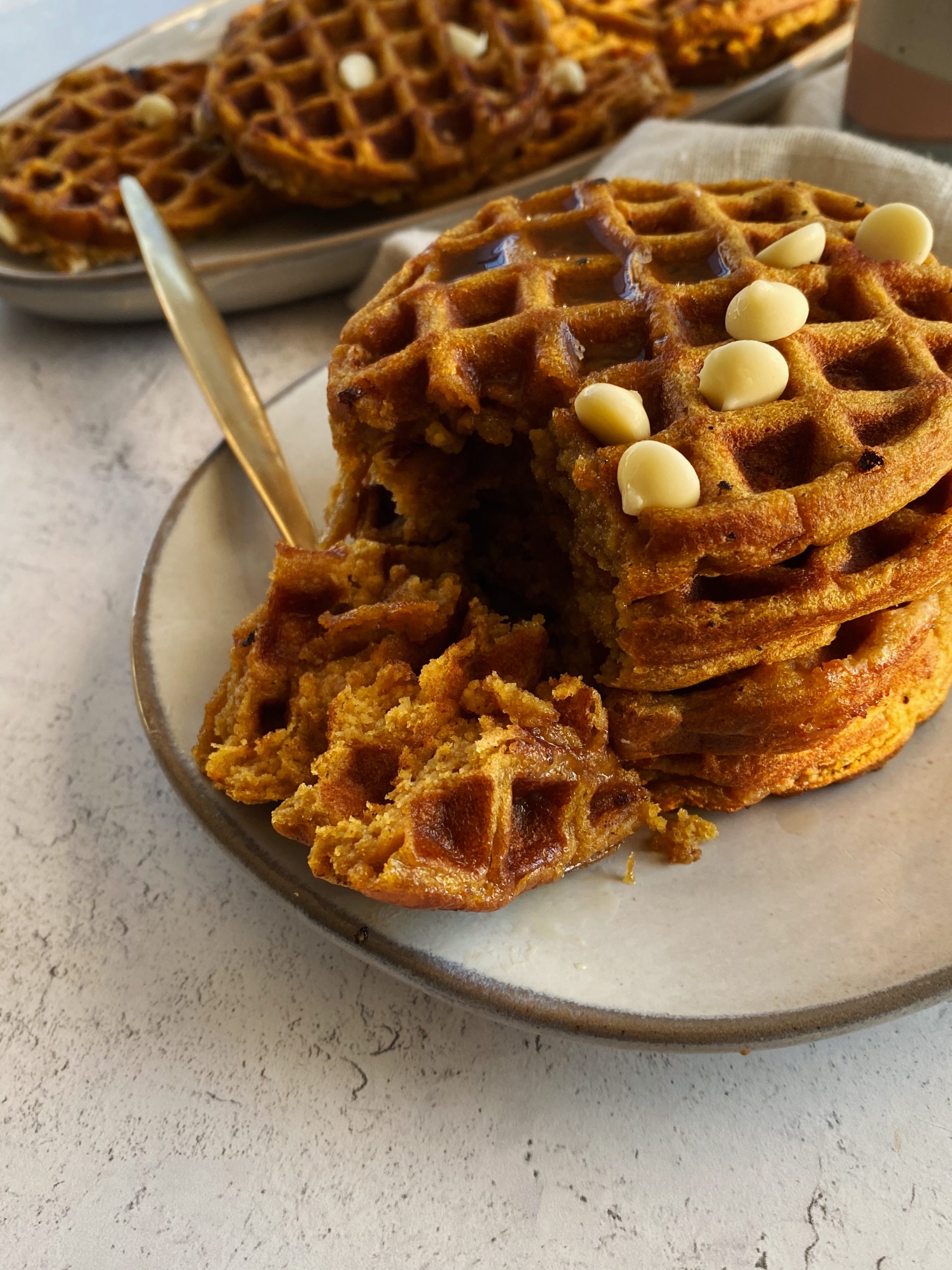 Gluten-free Pumpkin Waffles