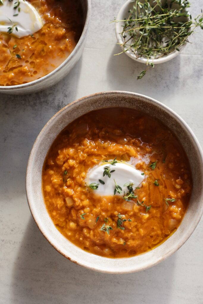 red lentil soup