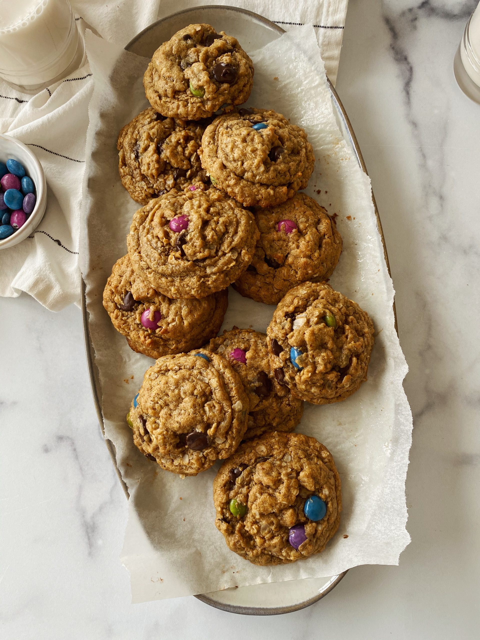 Gluten-free Monster Cookies