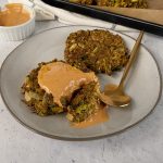 vegan broccoli fritters