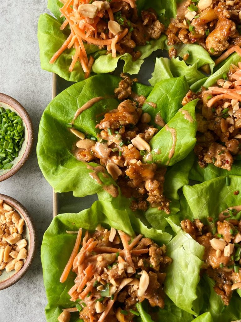tofu lettuce cups