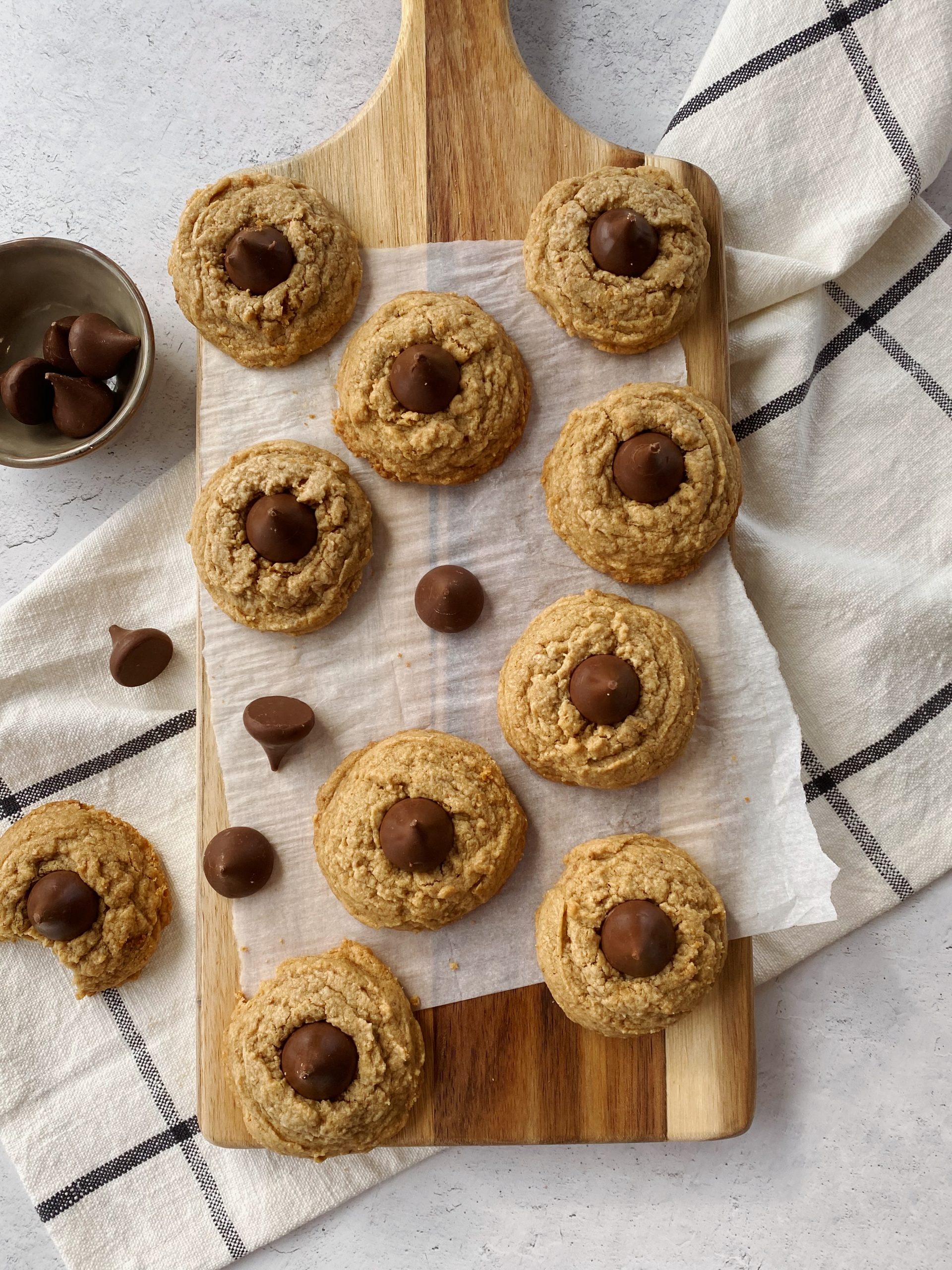 Gluten-free Peanut Butter Blossoms 