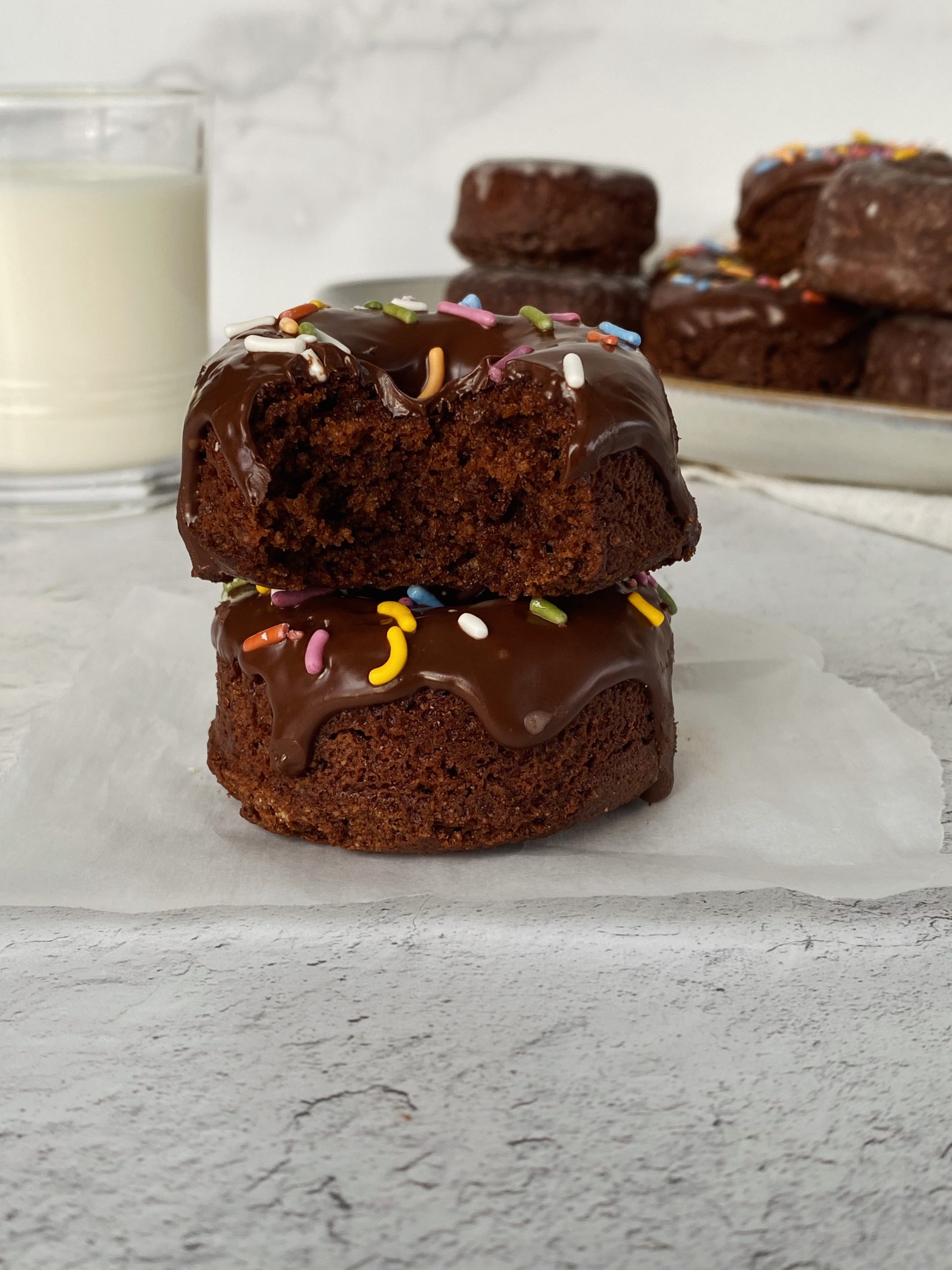 Chocolate Cake Donuts