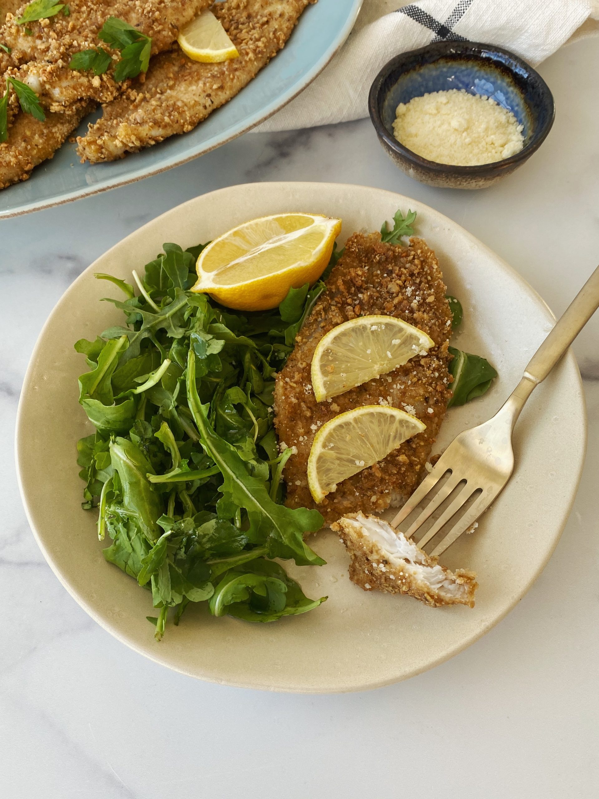 lemon parmesan crusted fish