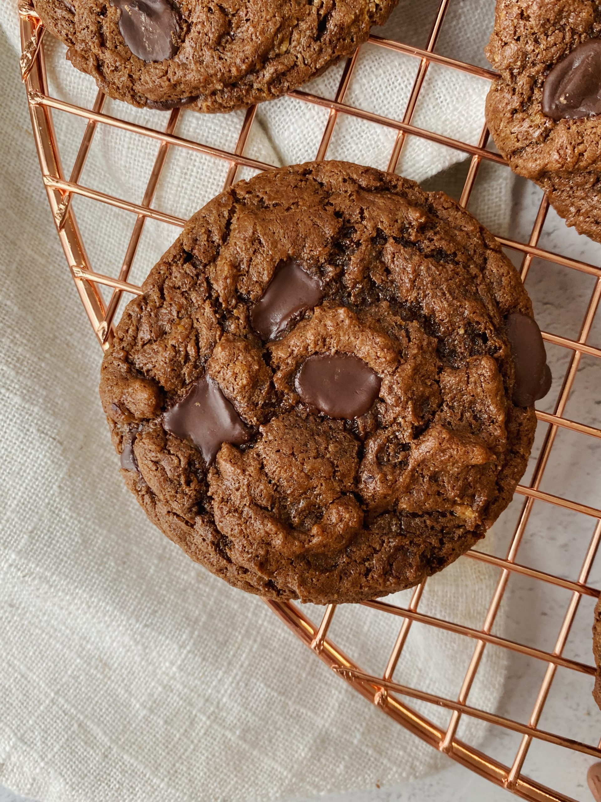peppermint brownie cookies