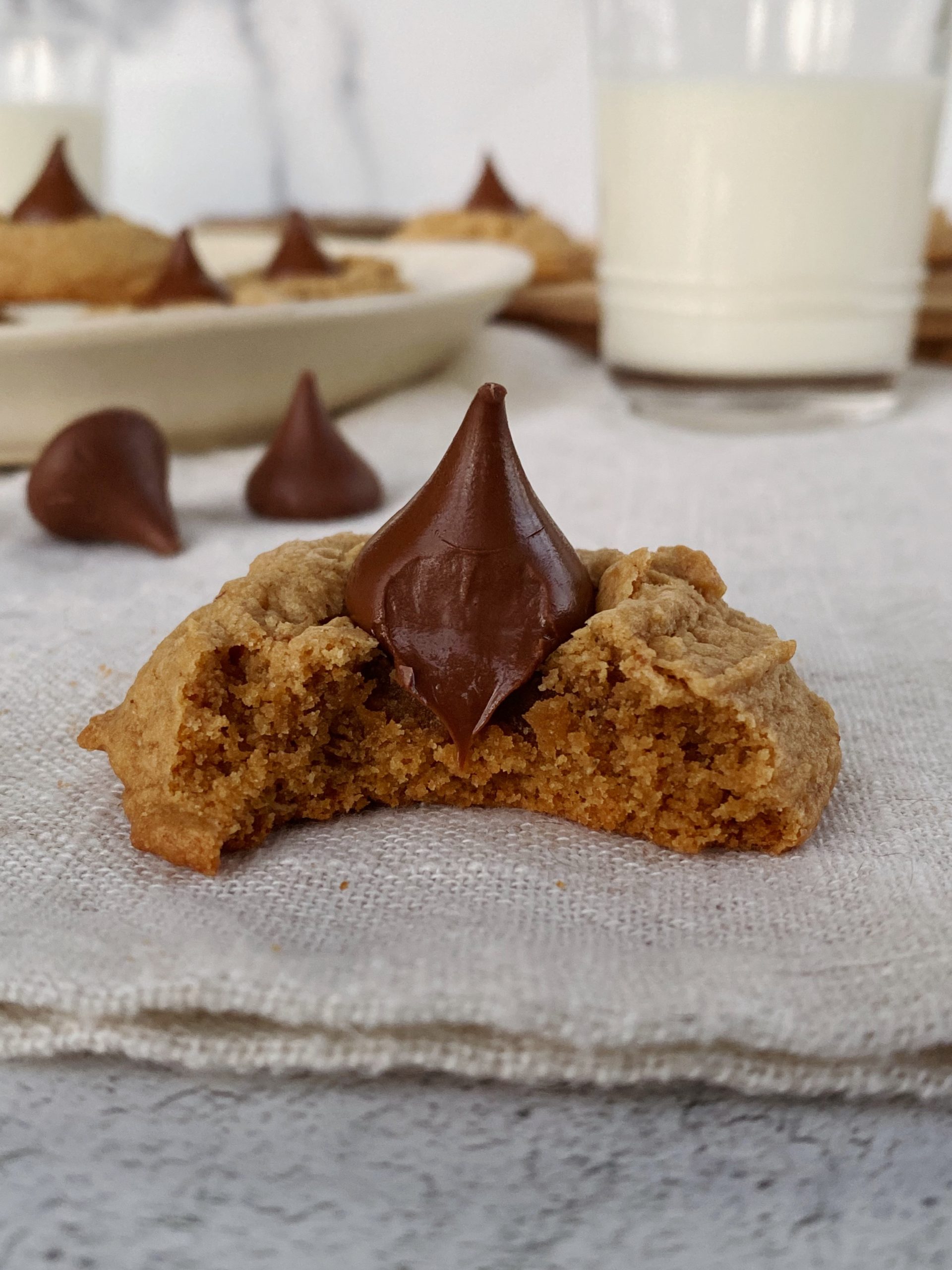 Gluten-free Peanut Butter Blossoms 