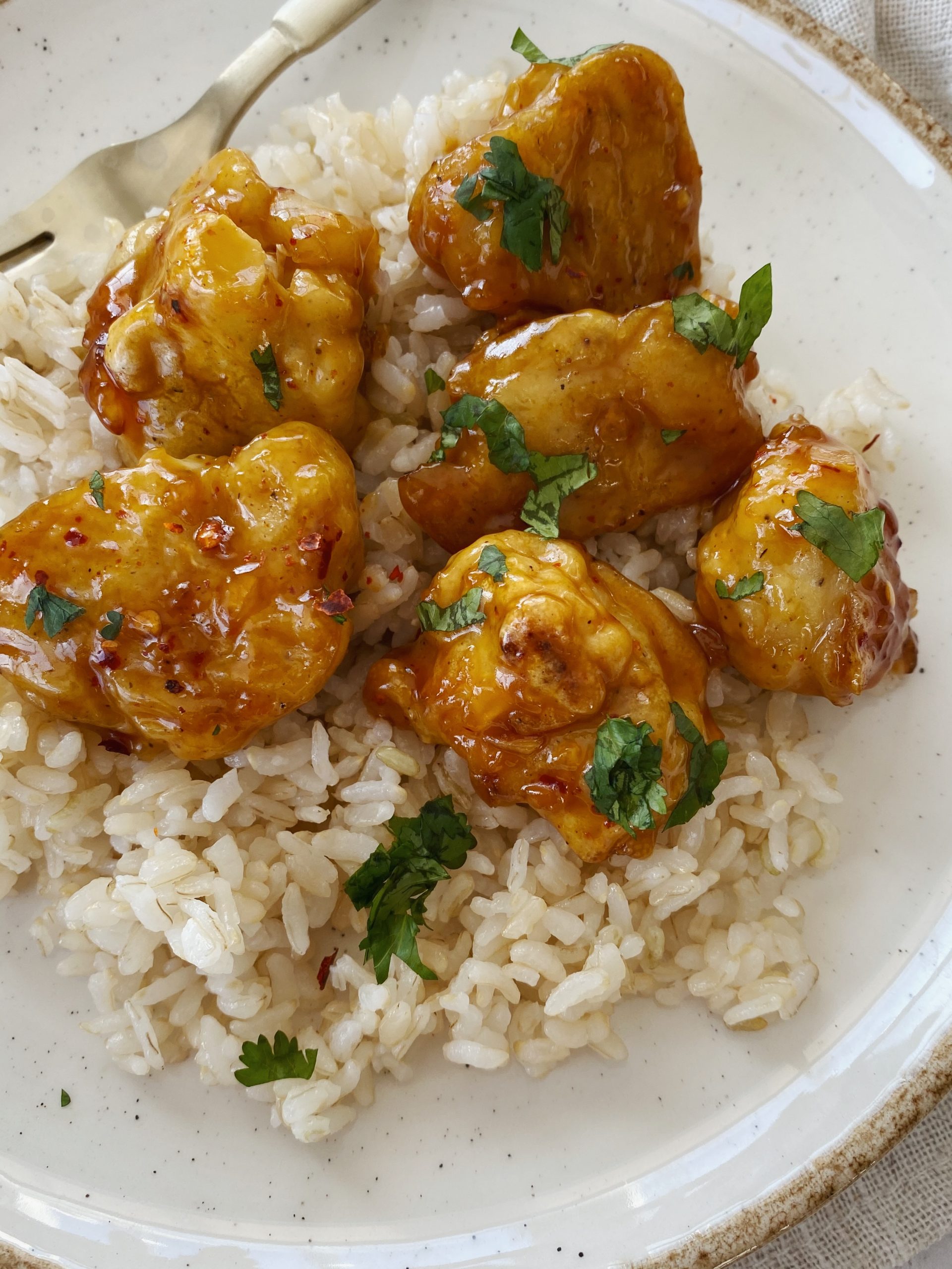 baked orange cauliflower