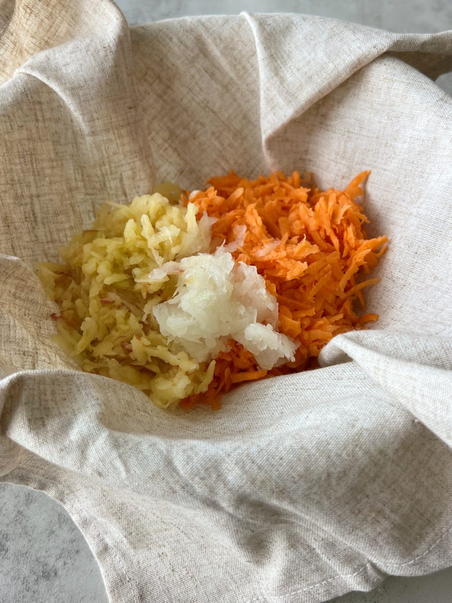 sweet potato apple latkes