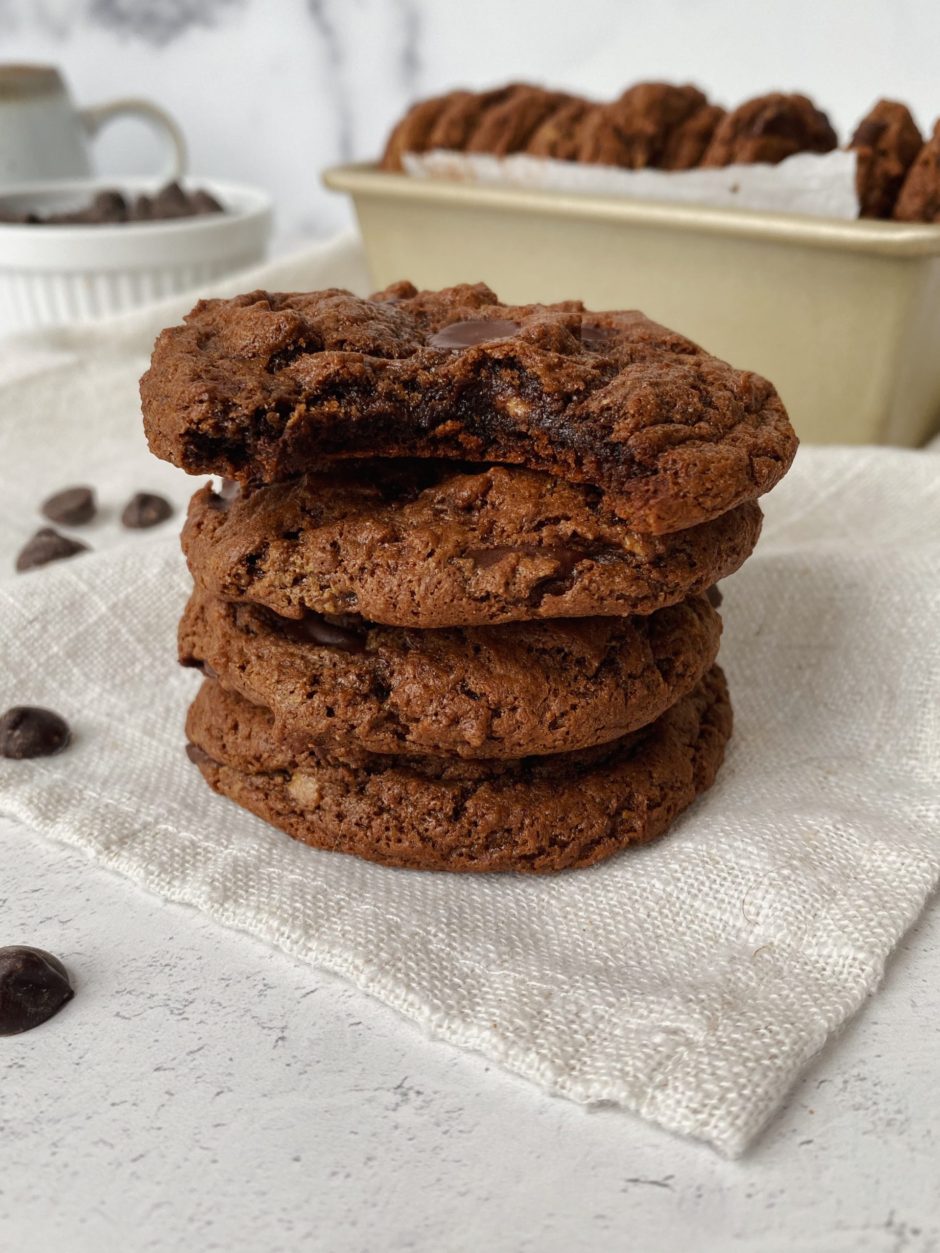 peppermint brownie cookies