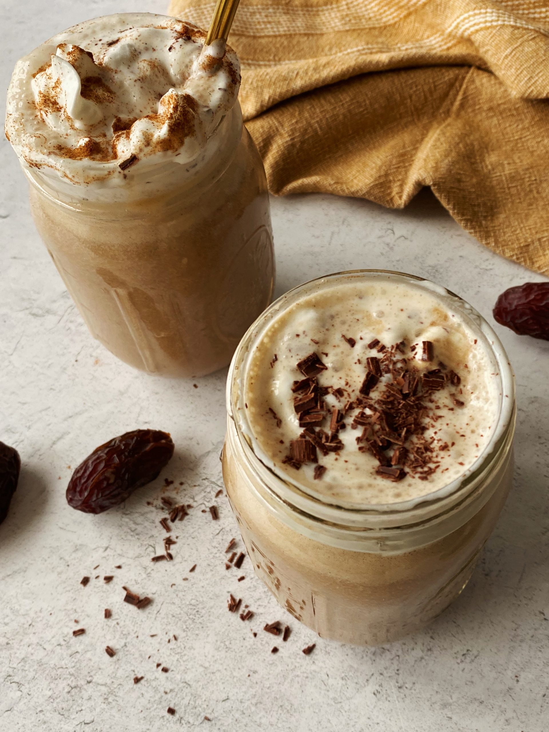tahini coffee smoothie