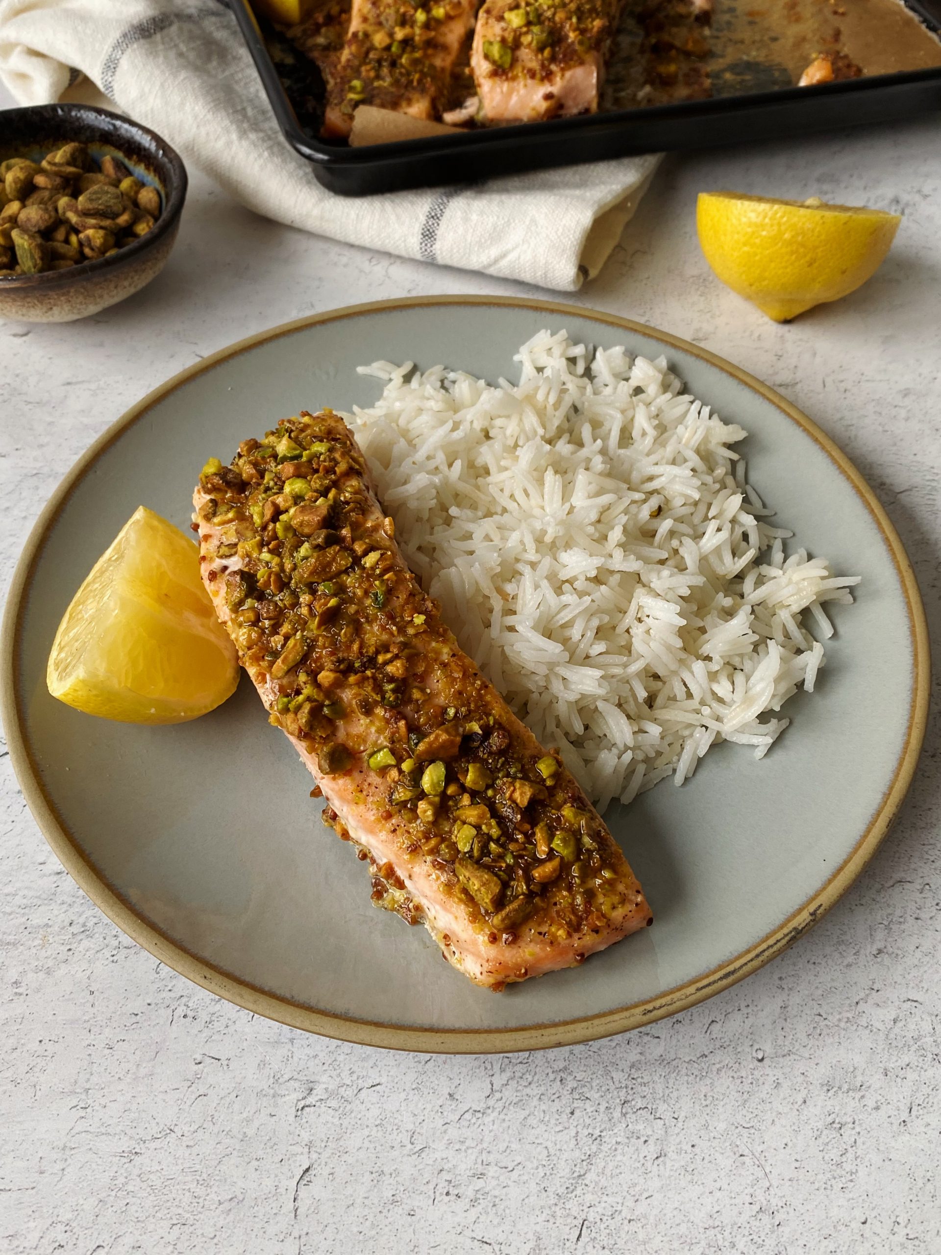Pistachio Crusted Salmon