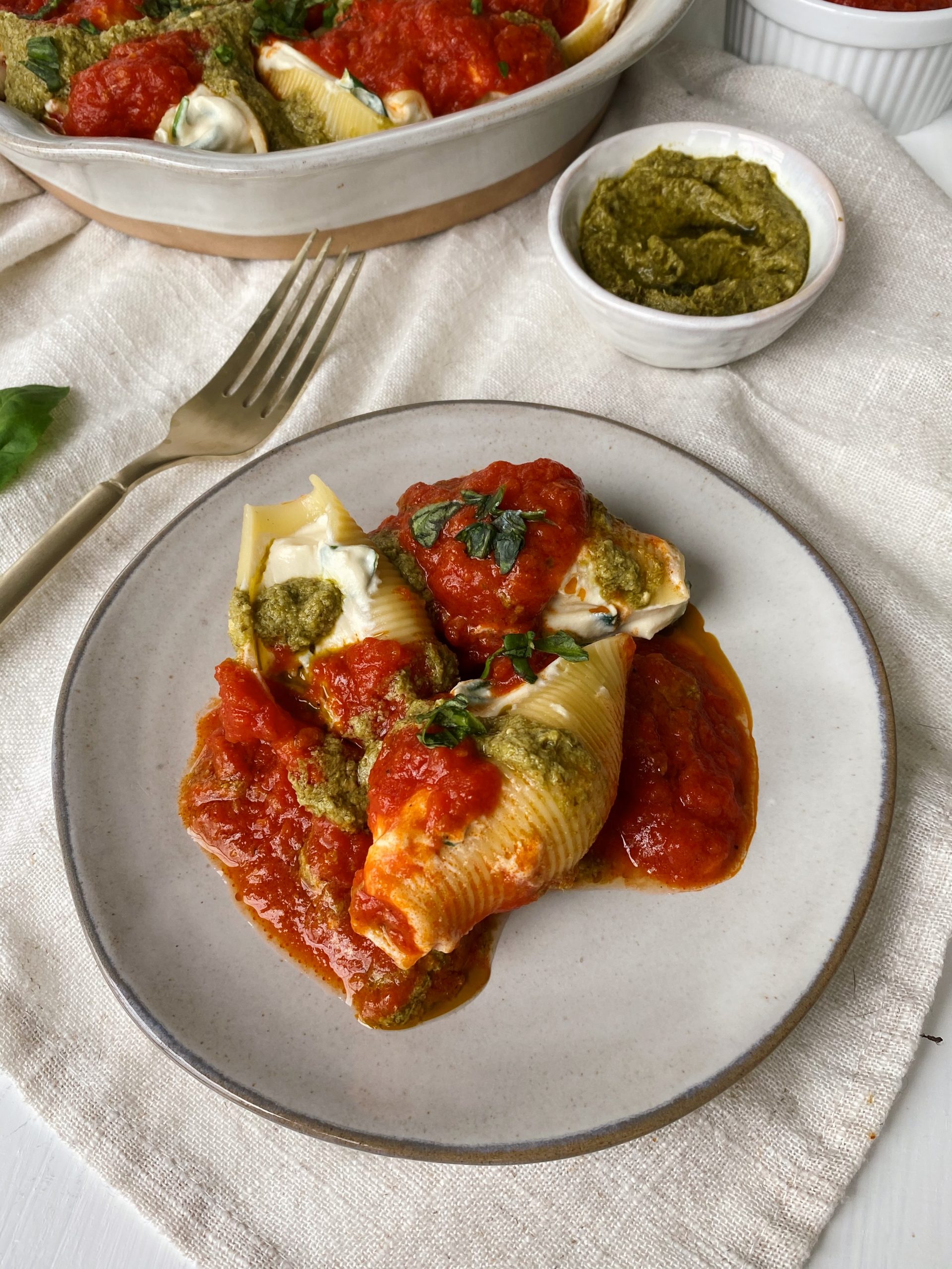 vegan stuffed shells