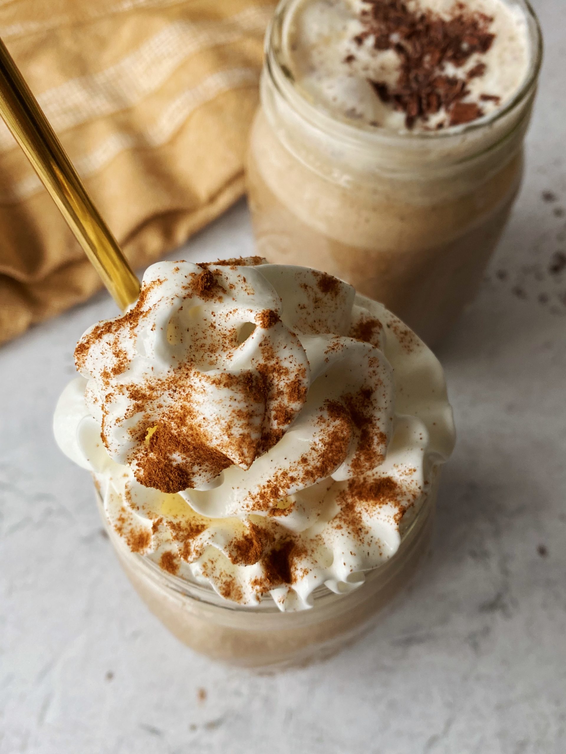 tahini coffee smoothie