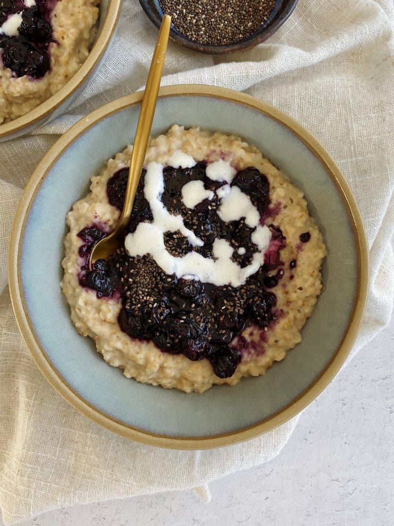 Blueberry Pie Oatmeal