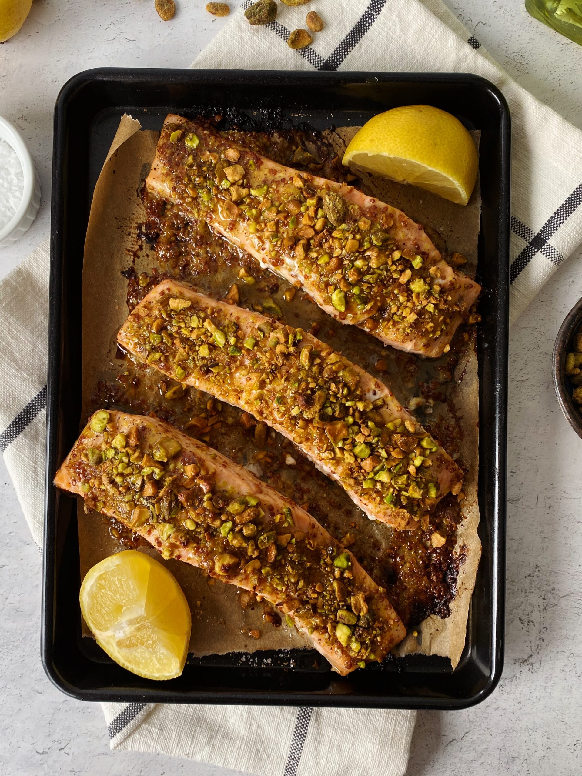 Pistachio Crusted Salmon