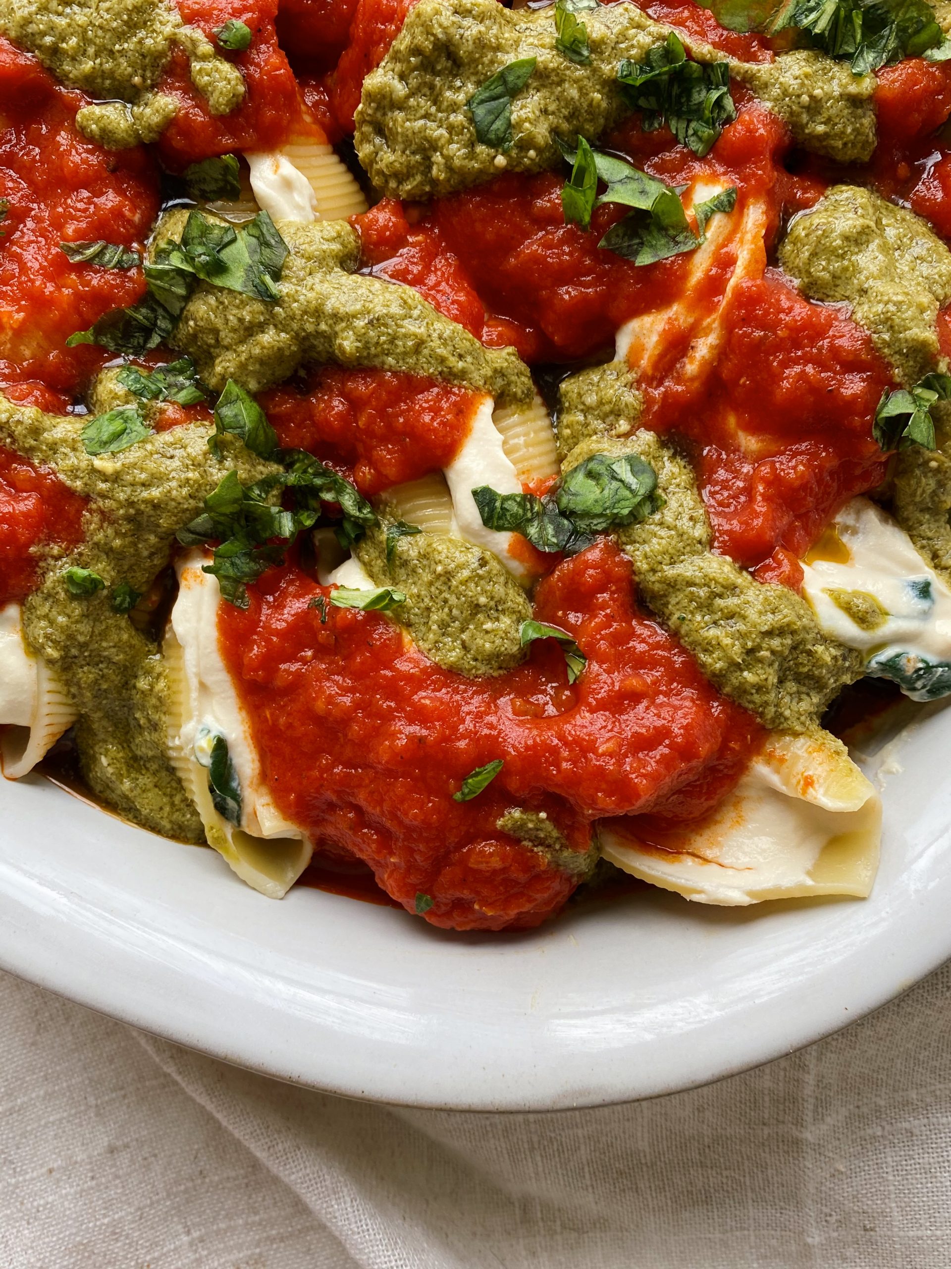 vegan stuffed shells