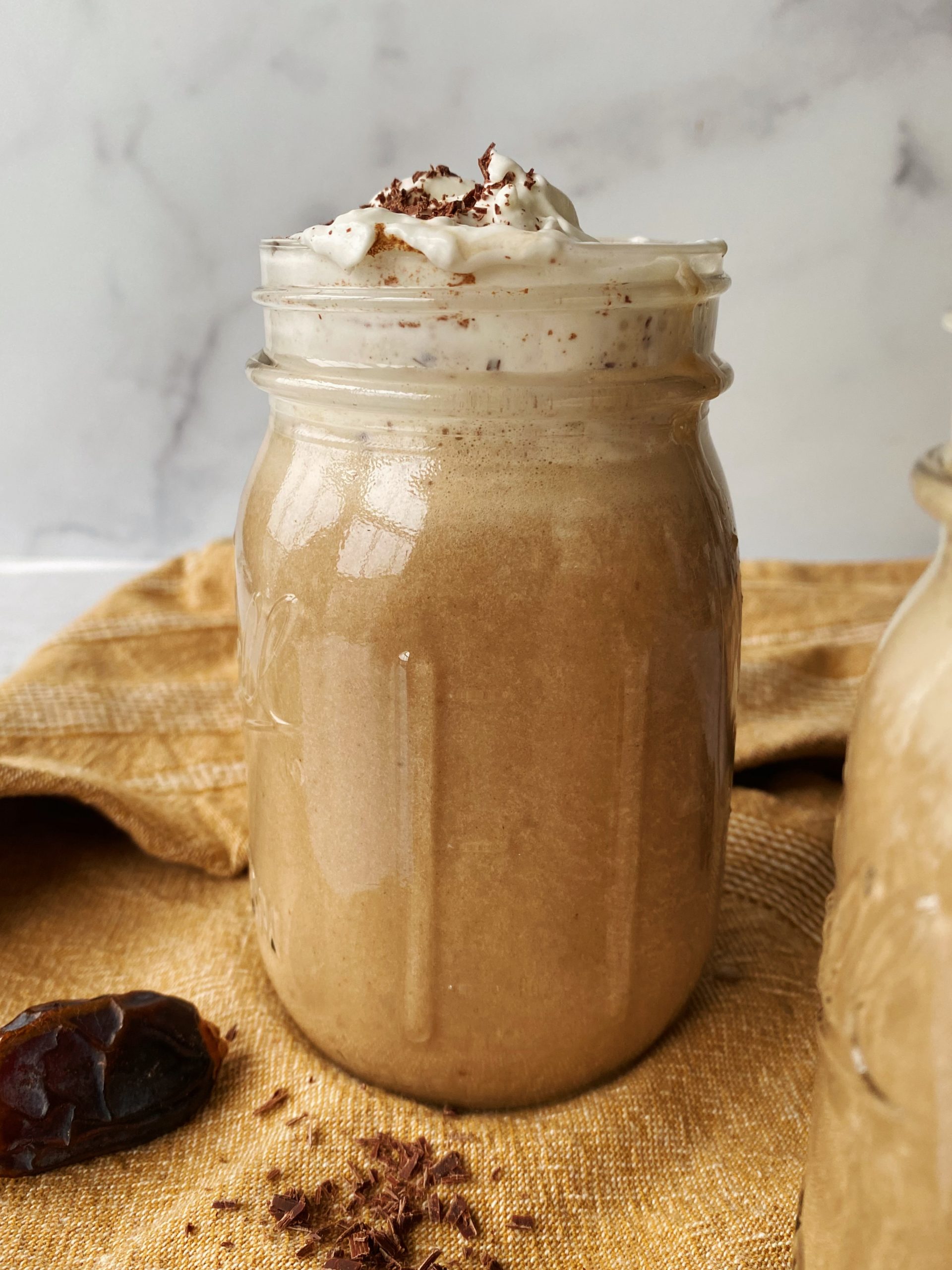 tahini coffee smoothie