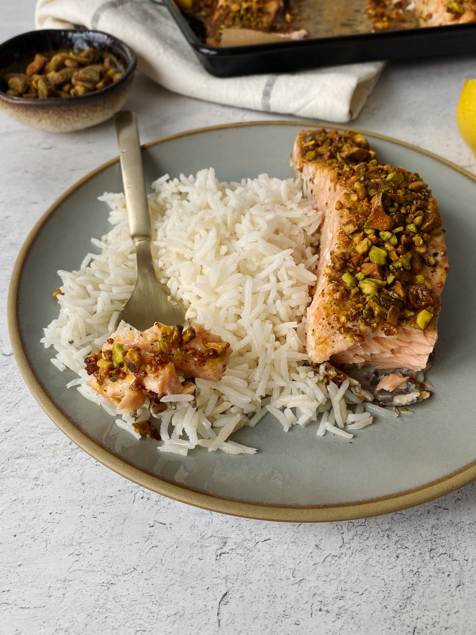 Pistachio Crusted Salmon