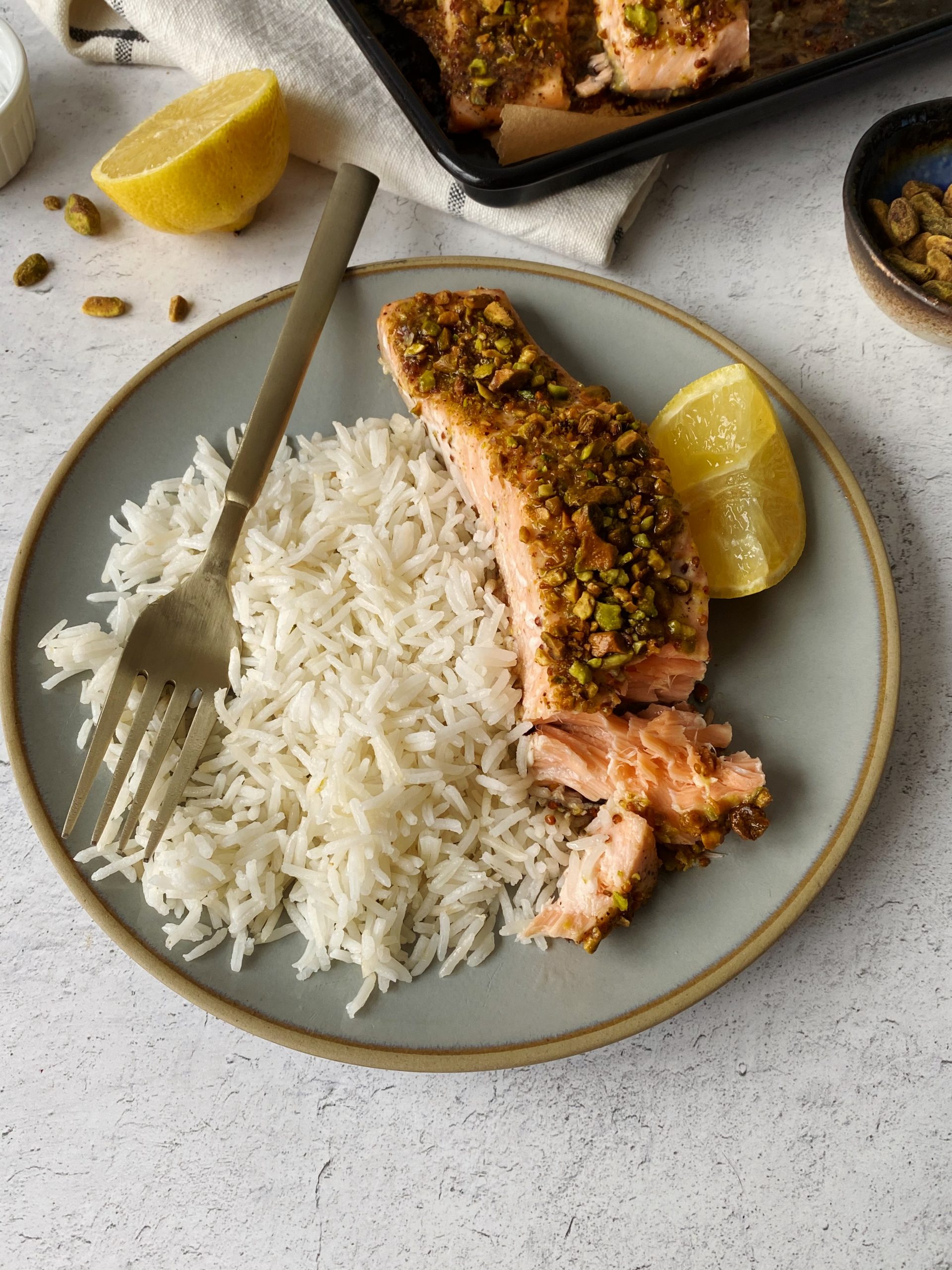 Pistachio Crusted Salmon