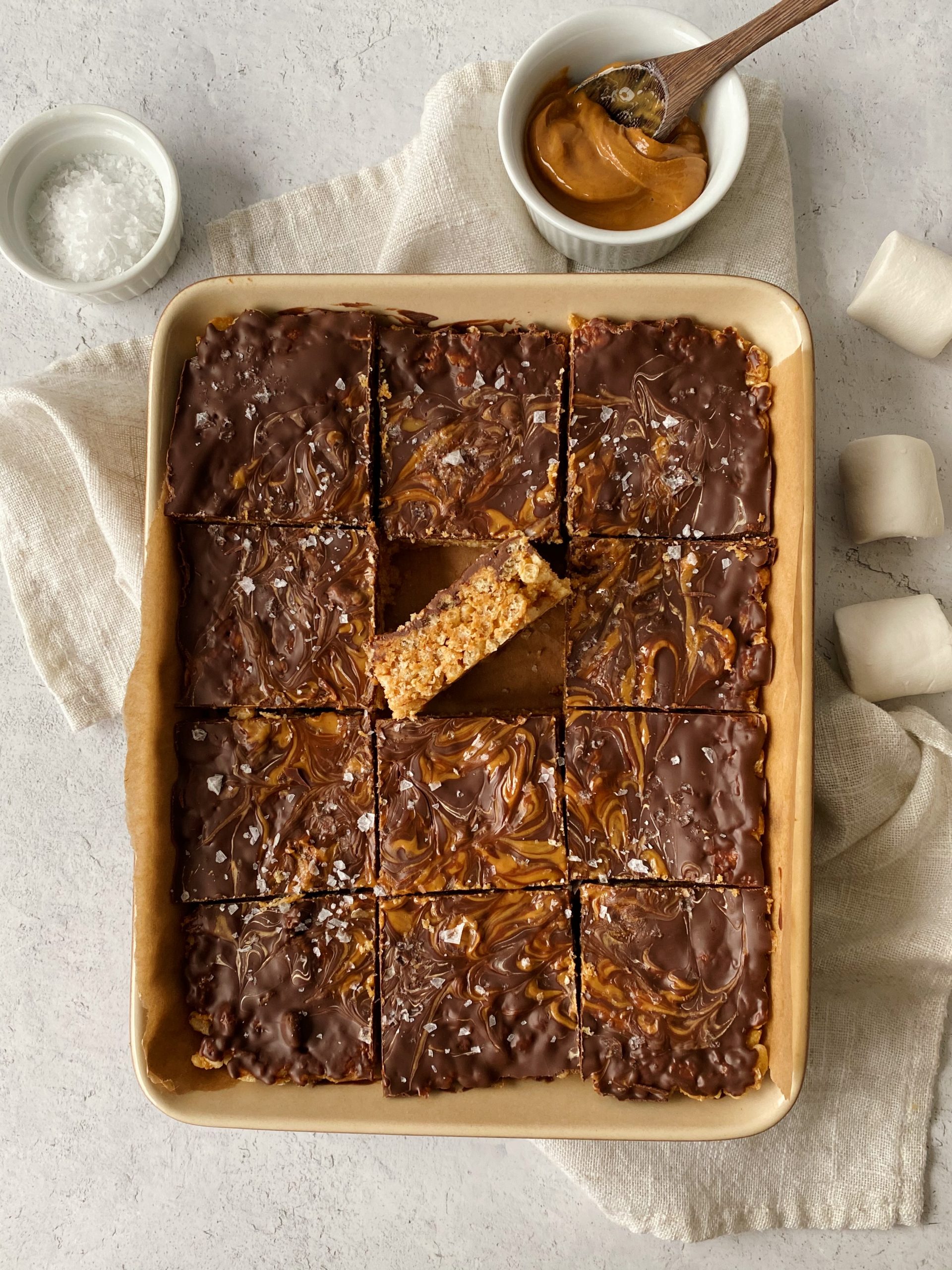 Peanut Butter Rice Crispy Treats 