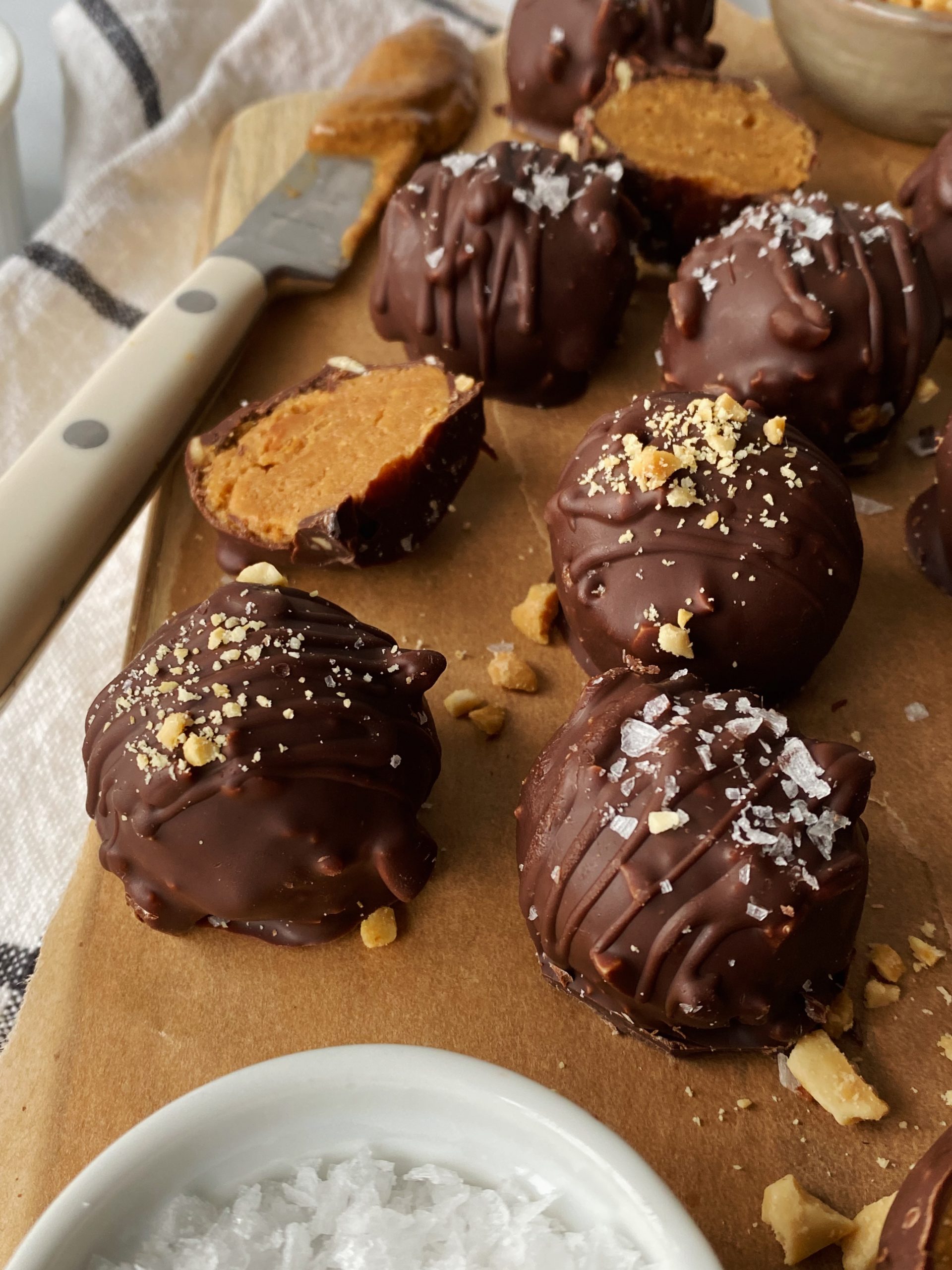healthy peanut butter truffles