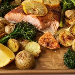 sheet pan salmon