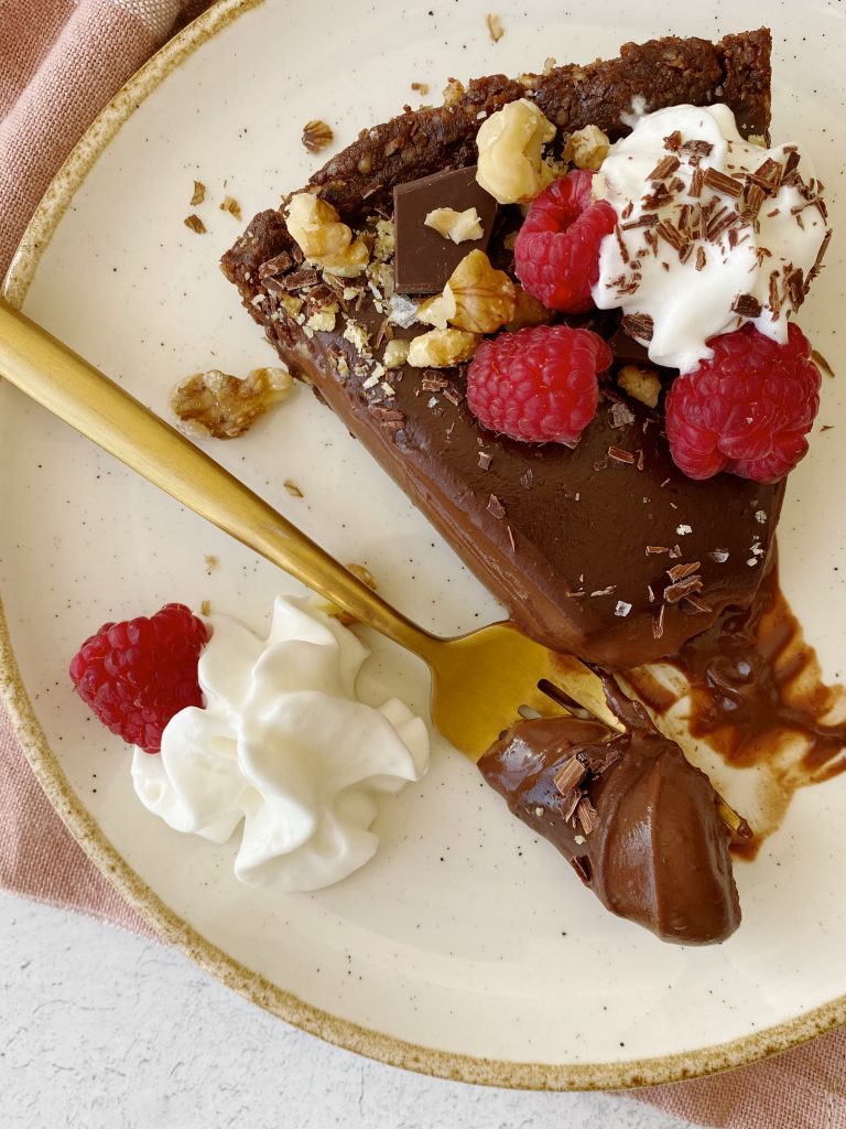 vegan chocolate tart