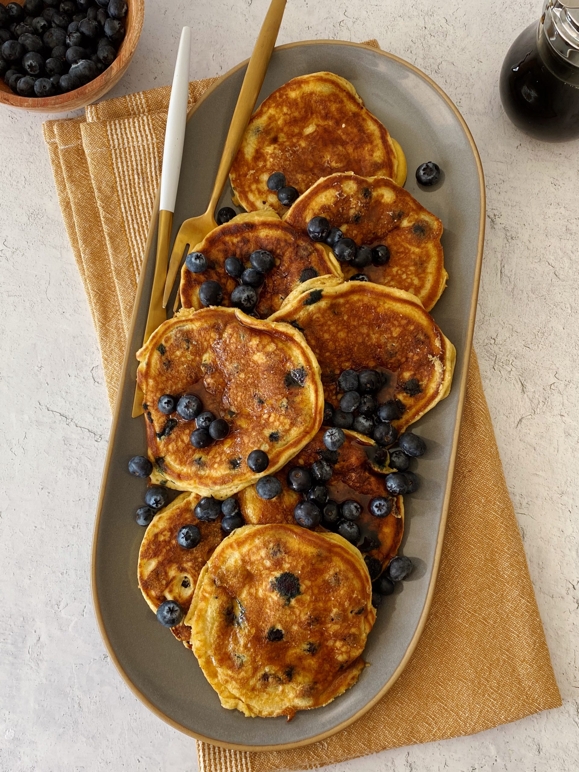 paleo blueberry pancakes