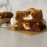 tahini s'mores blondies