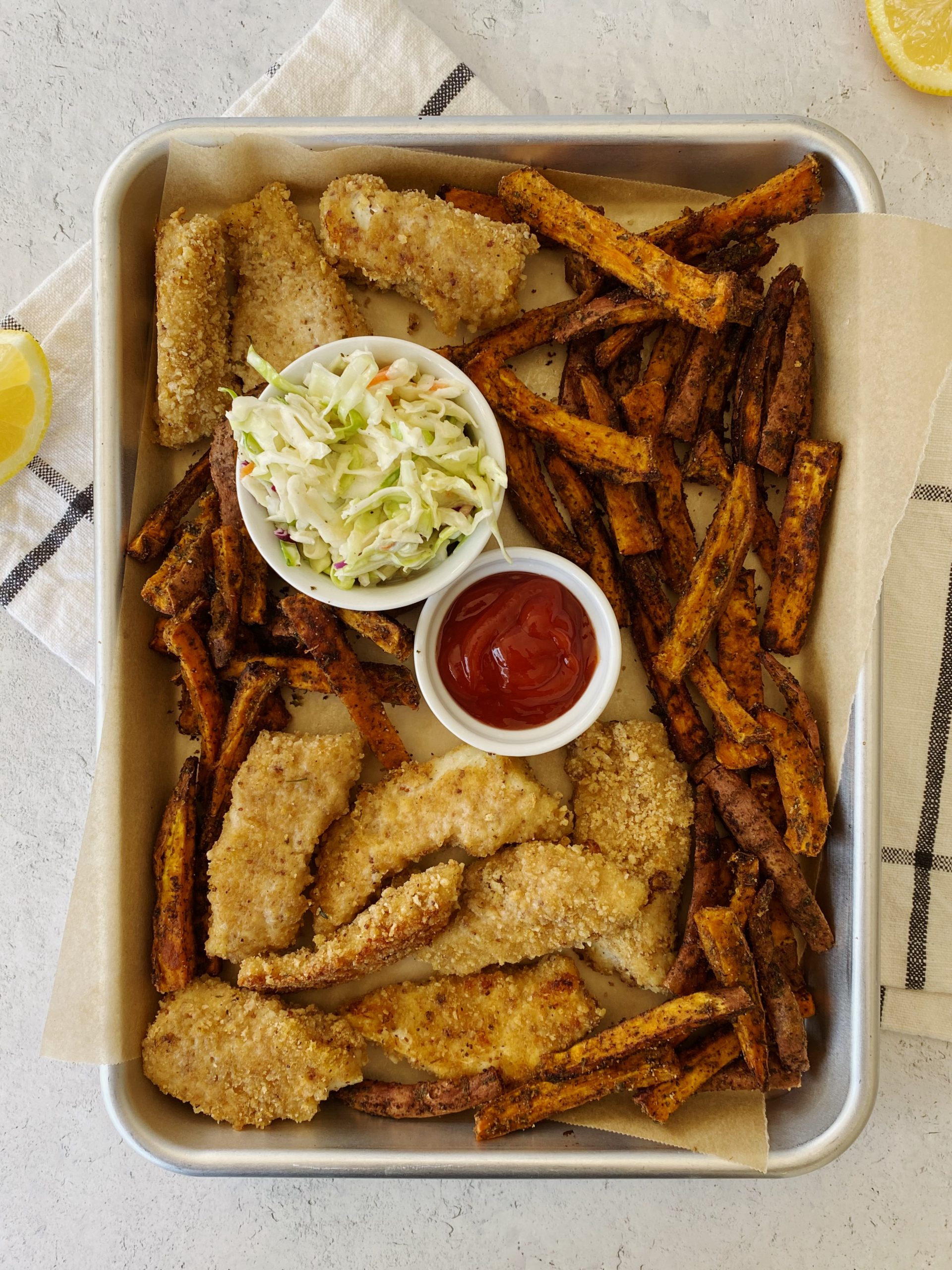 Baked Fish & Chips
