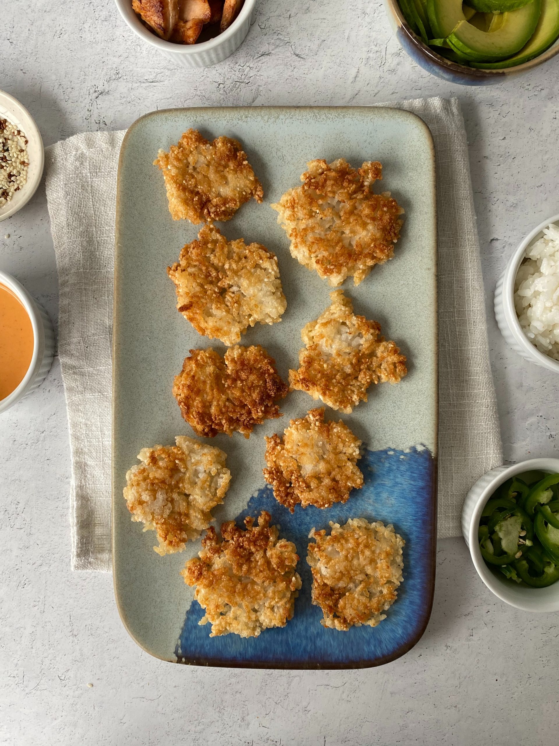 Crispy Rice with Spicy Salmon