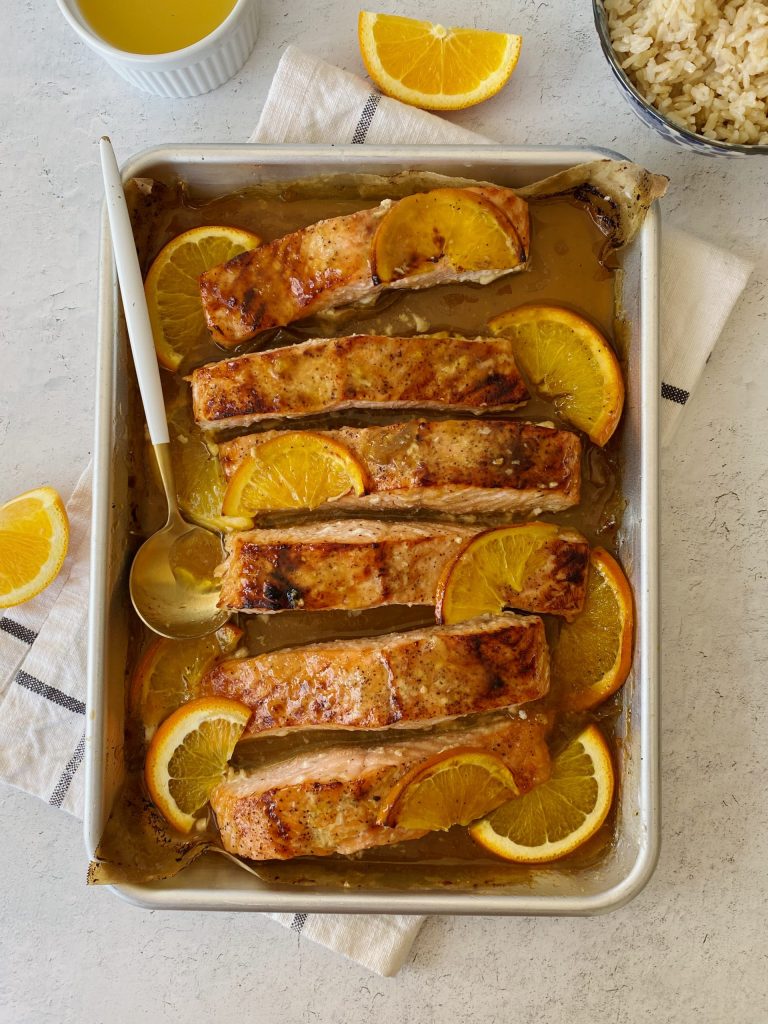 orange salmon