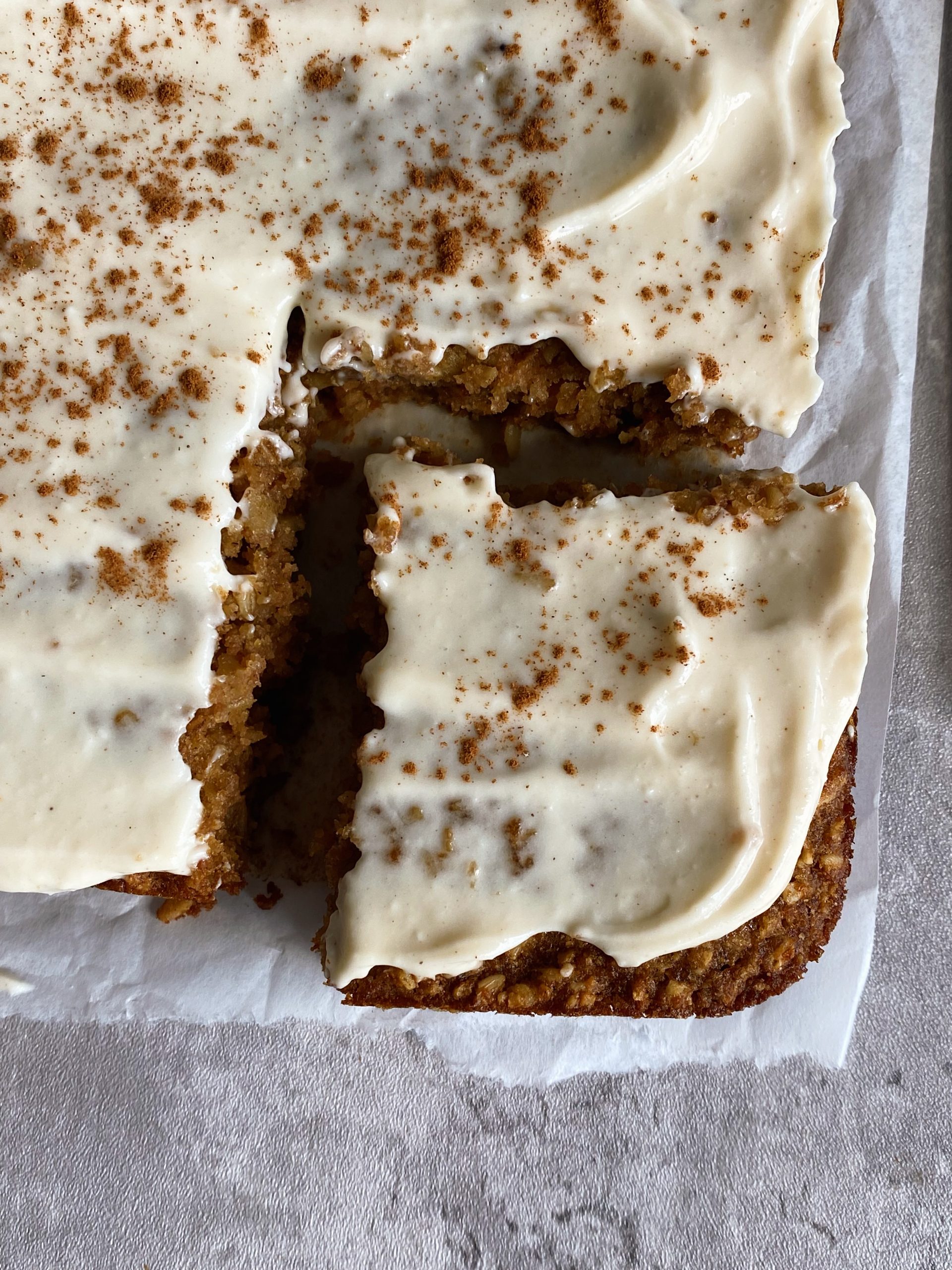 cinnamon oatmeal bars