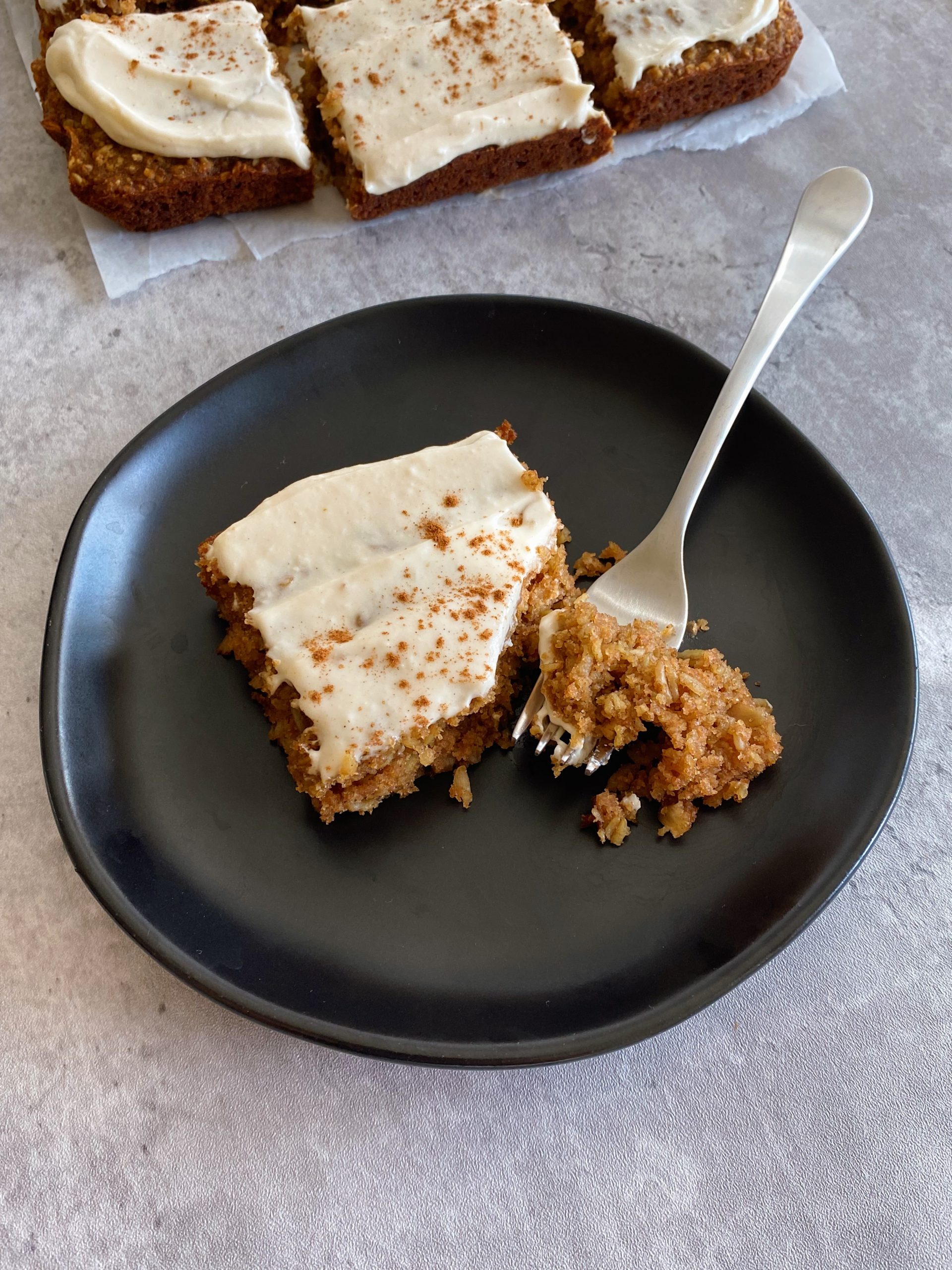 cinnamon oatmeal bars