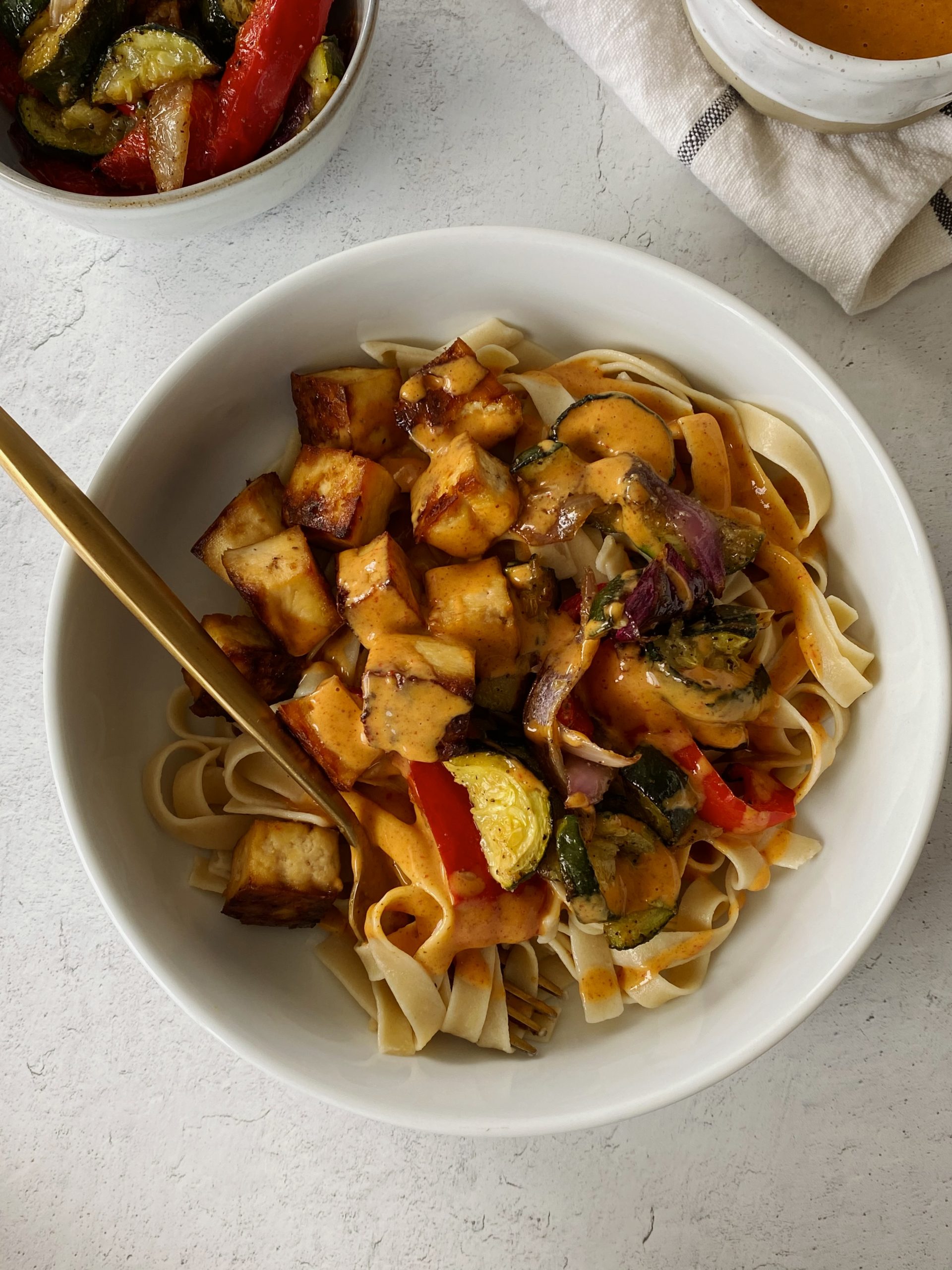 Spicy Almond Butter Noodles 