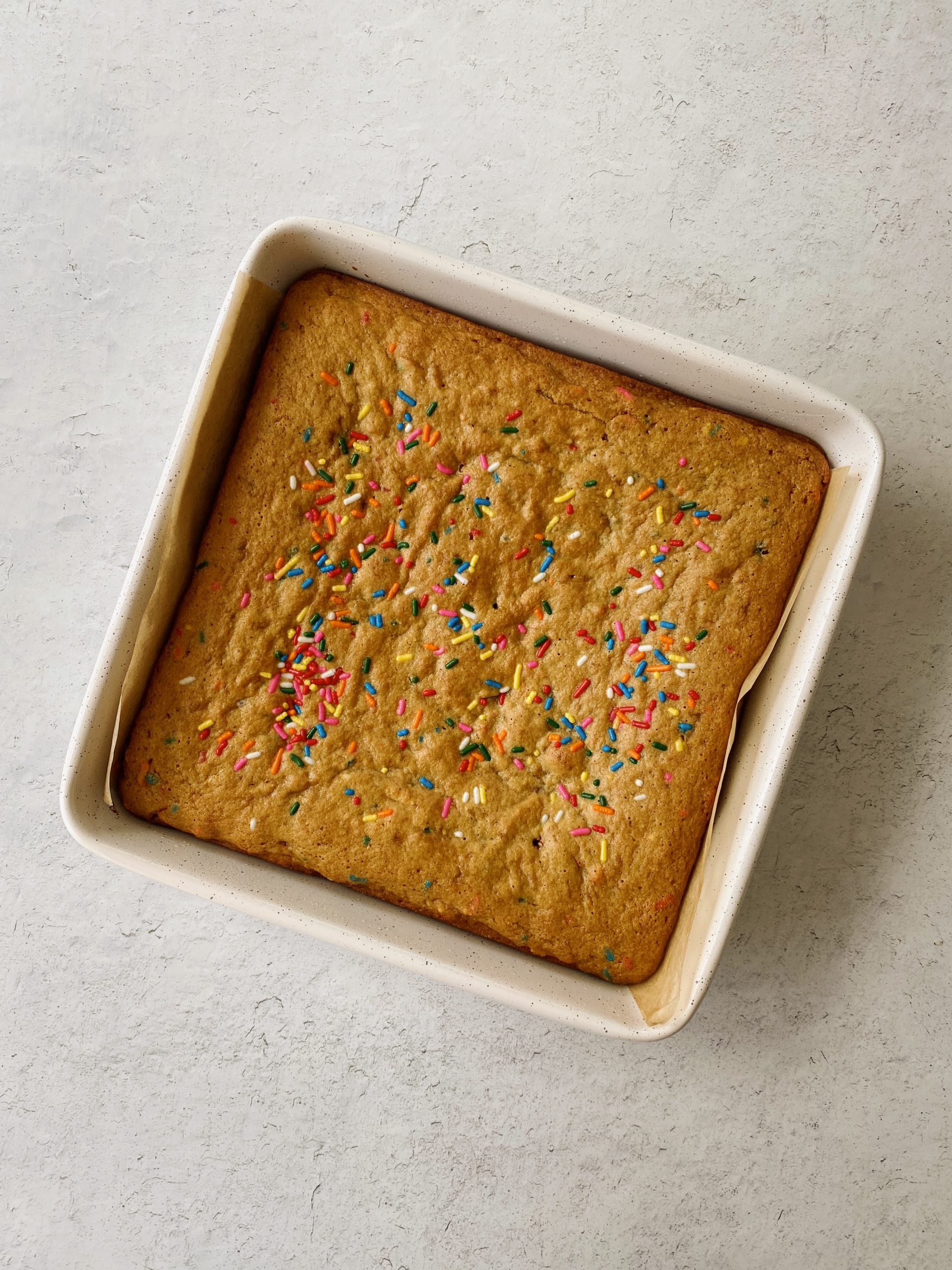 Birthday Cake Blondies 