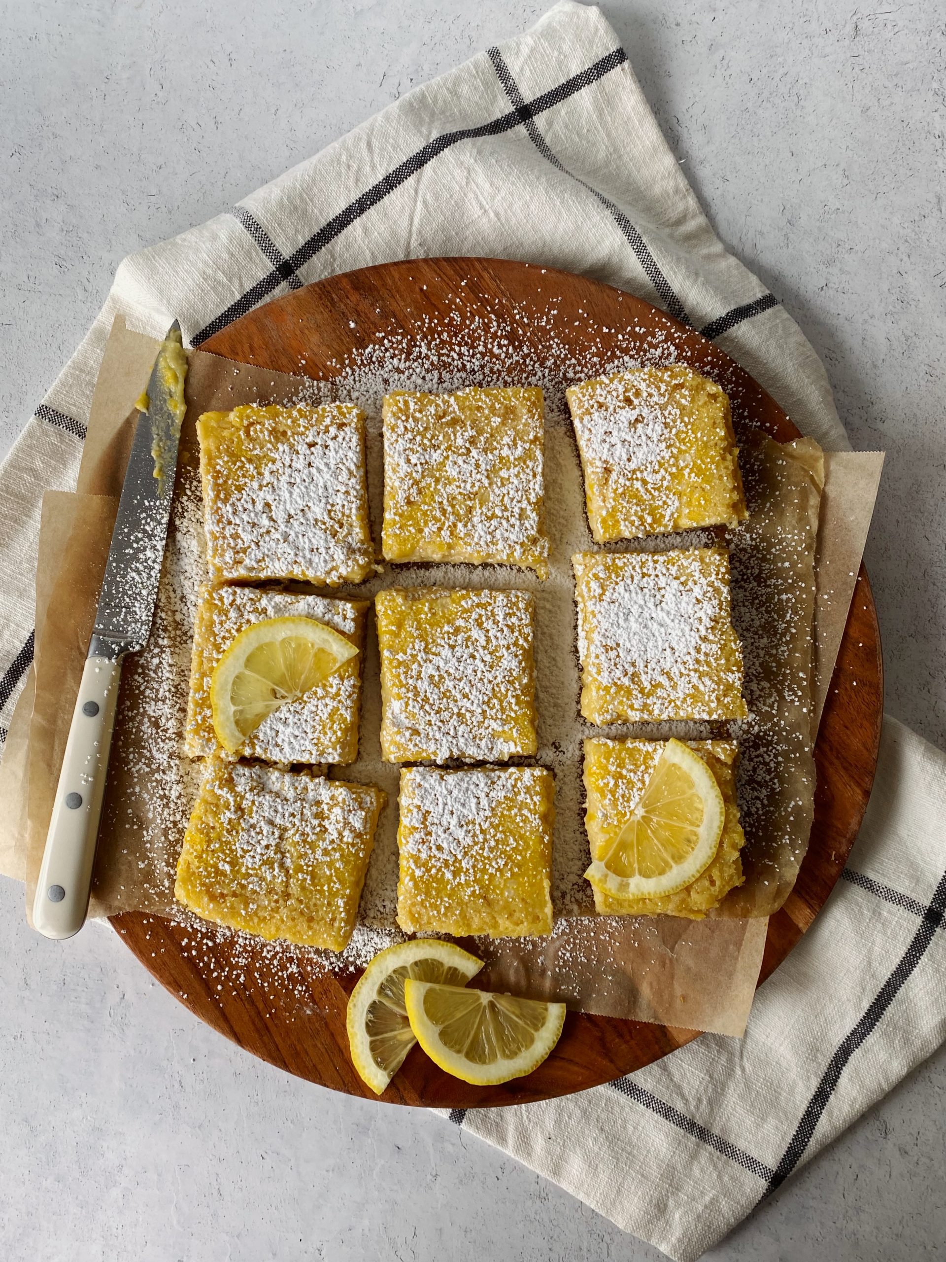 healthy lemon bars