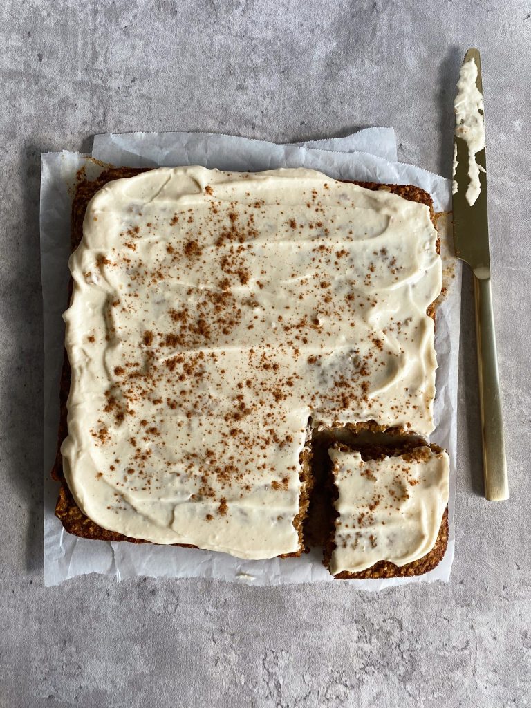 cinnamon oatmeal bars