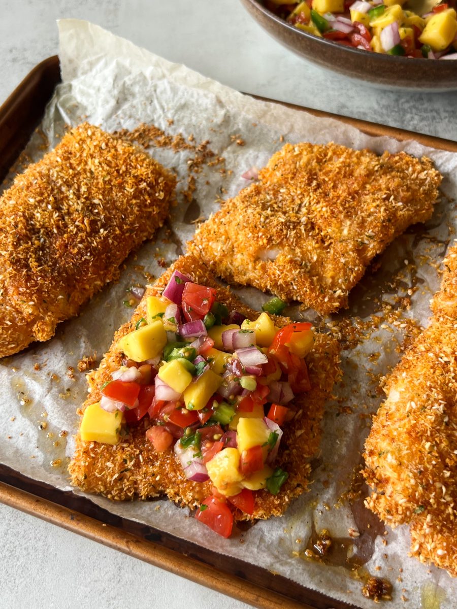 coconut crusted fish
