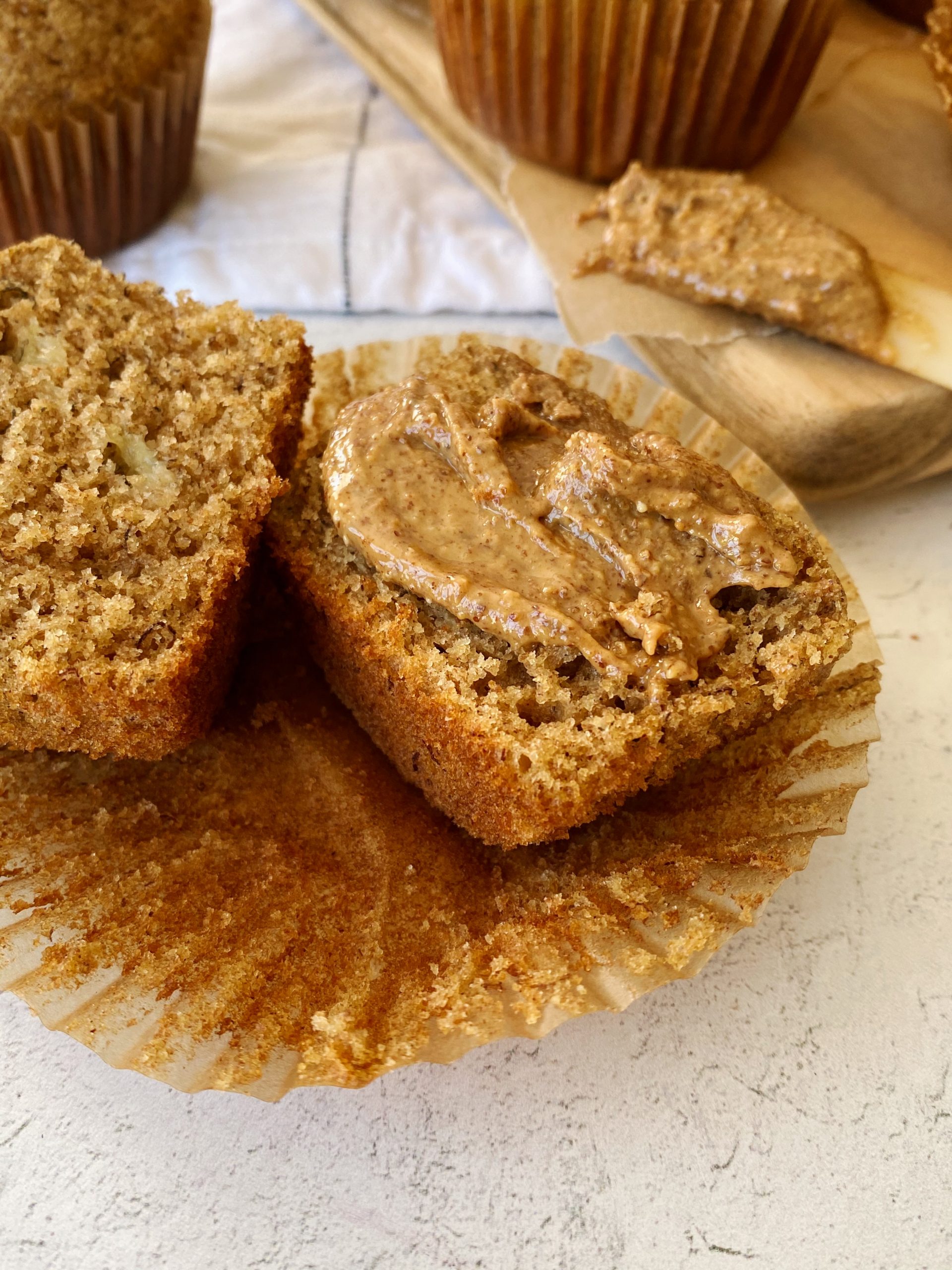 cinnamon banana muffins
