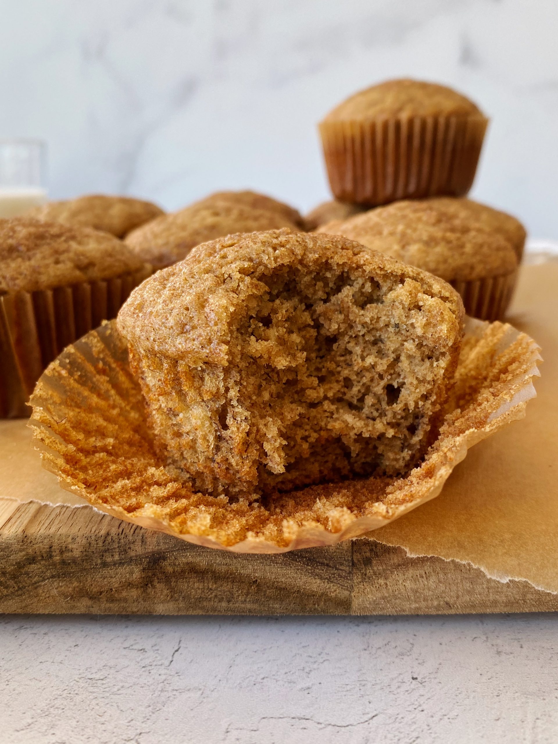 cinnamon banana muffins