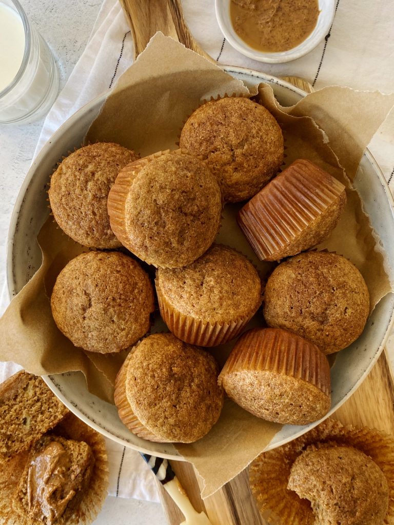cinnamon banana muffins