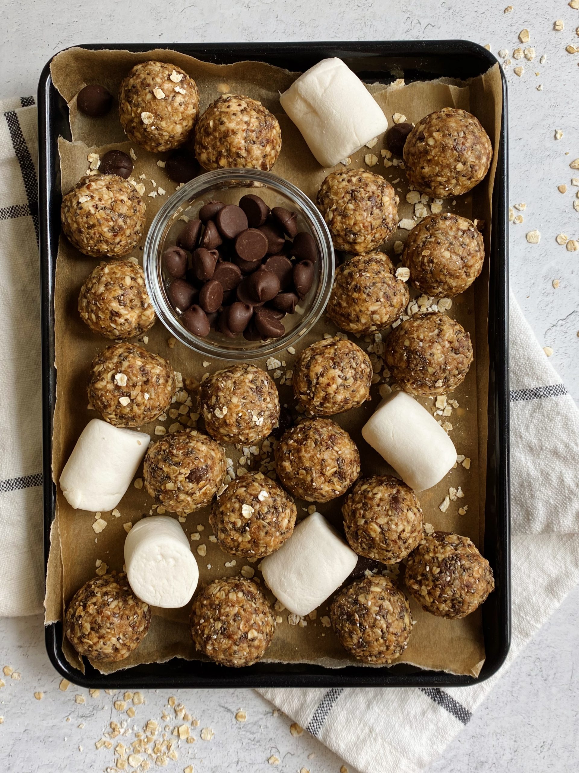 s'mores energy bites